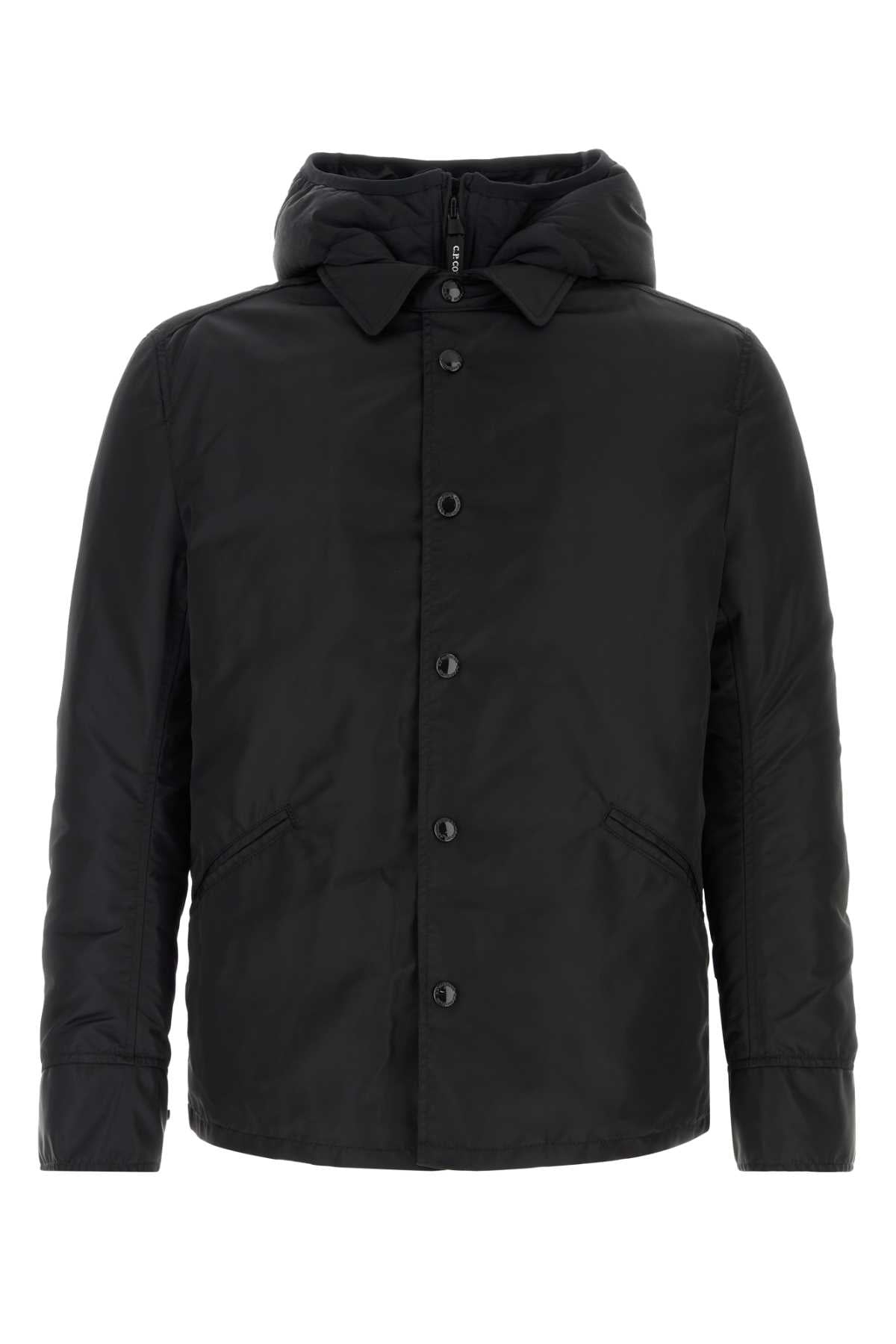 Junya Watanabe Men Black Nylon Junya Watanabe X Cp Company Down Jacket JUNYA WATANABE
