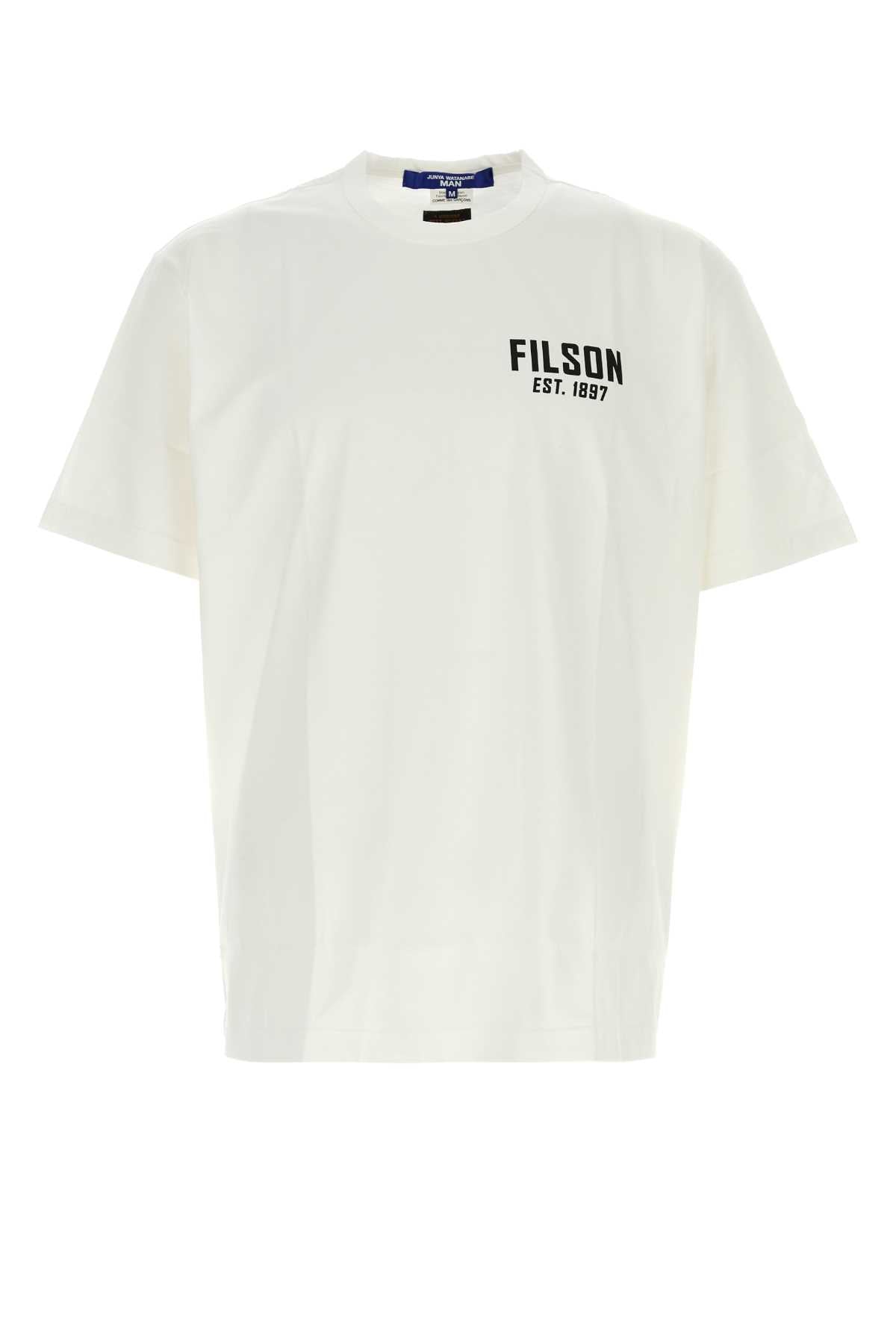 Junya Watanabe Men White Cotton T-Shirt