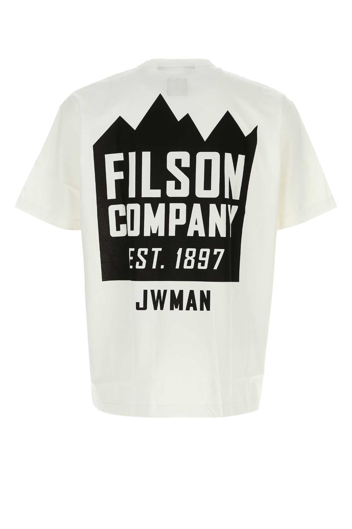 Junya Watanabe Men White Cotton T-Shirt