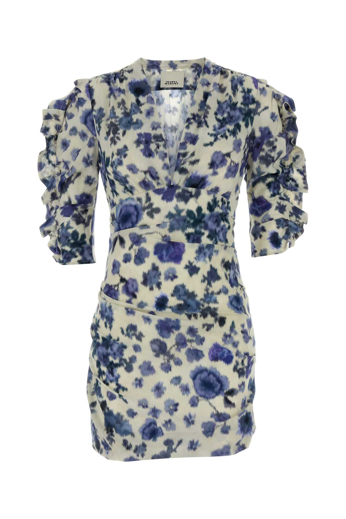 Isabel Marant Women Printed Stretch Silk Doris Mini Dress ISABEL MARANT