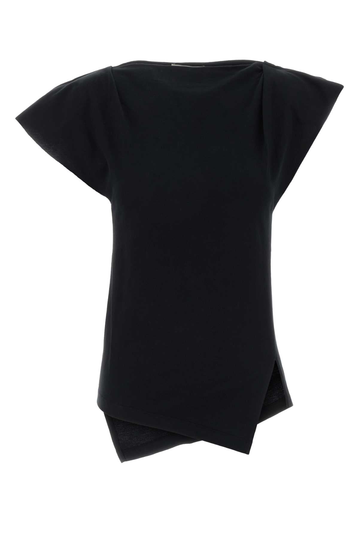Isabel Marant Women Black Cotton Sebani Top ISABEL MARANT