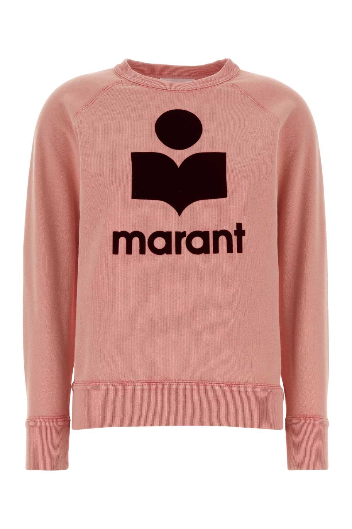 Isabel Marant Etoile Women Pink Cotton Blend Millyny Sweatshirt ISABEL MARANT ETOILE