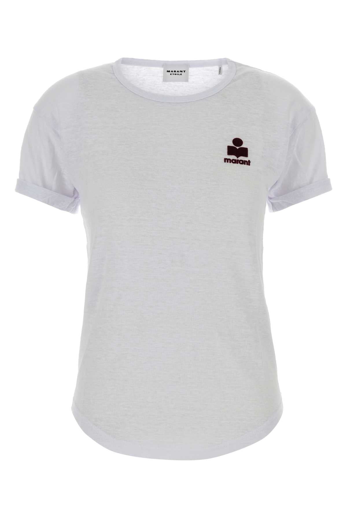 Isabel Marant Etoile Women White Linen Koldia T-Shirt ISABEL MARANT ETOILE