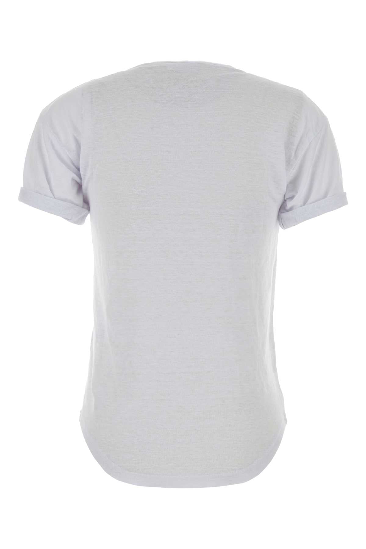 Isabel Marant Etoile Women White Linen Koldia T-Shirt ISABEL MARANT ETOILE