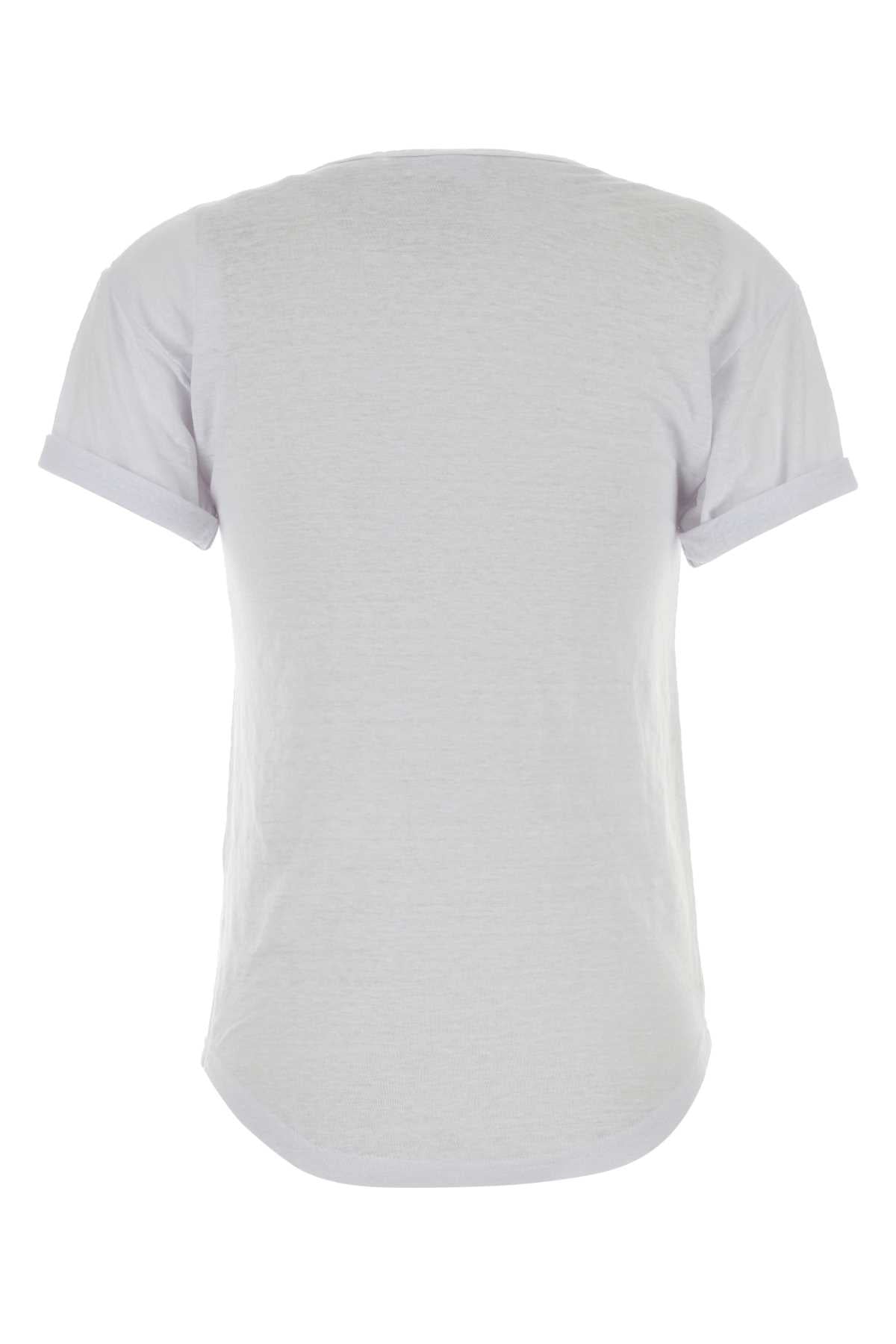 Isabel Marant Etoile Women White Linen Koldia T-Shirt ISABEL MARANT ETOILE