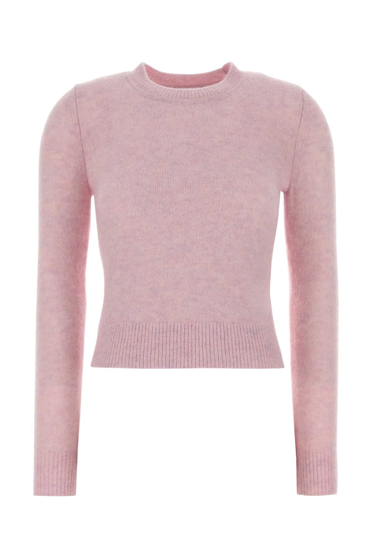 Isabel Marant Etoile Women Pink Stretch Alpaca Blend Isadora Sweater ISABEL MARANT ETOILE