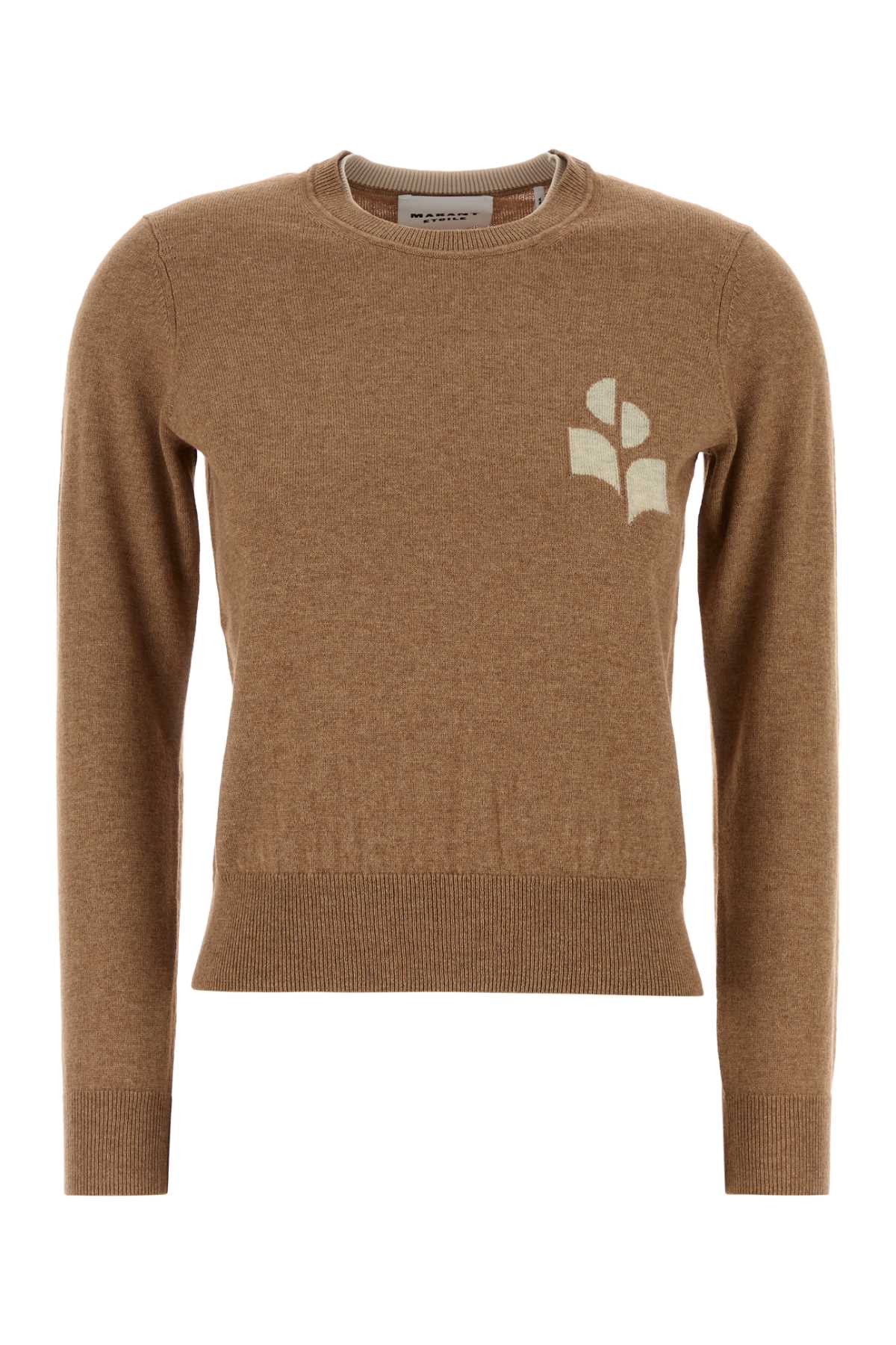 Isabel Marant Etoile Women Camel Cotton Blend Lanta Sweater ISABEL MARANT ETOILE