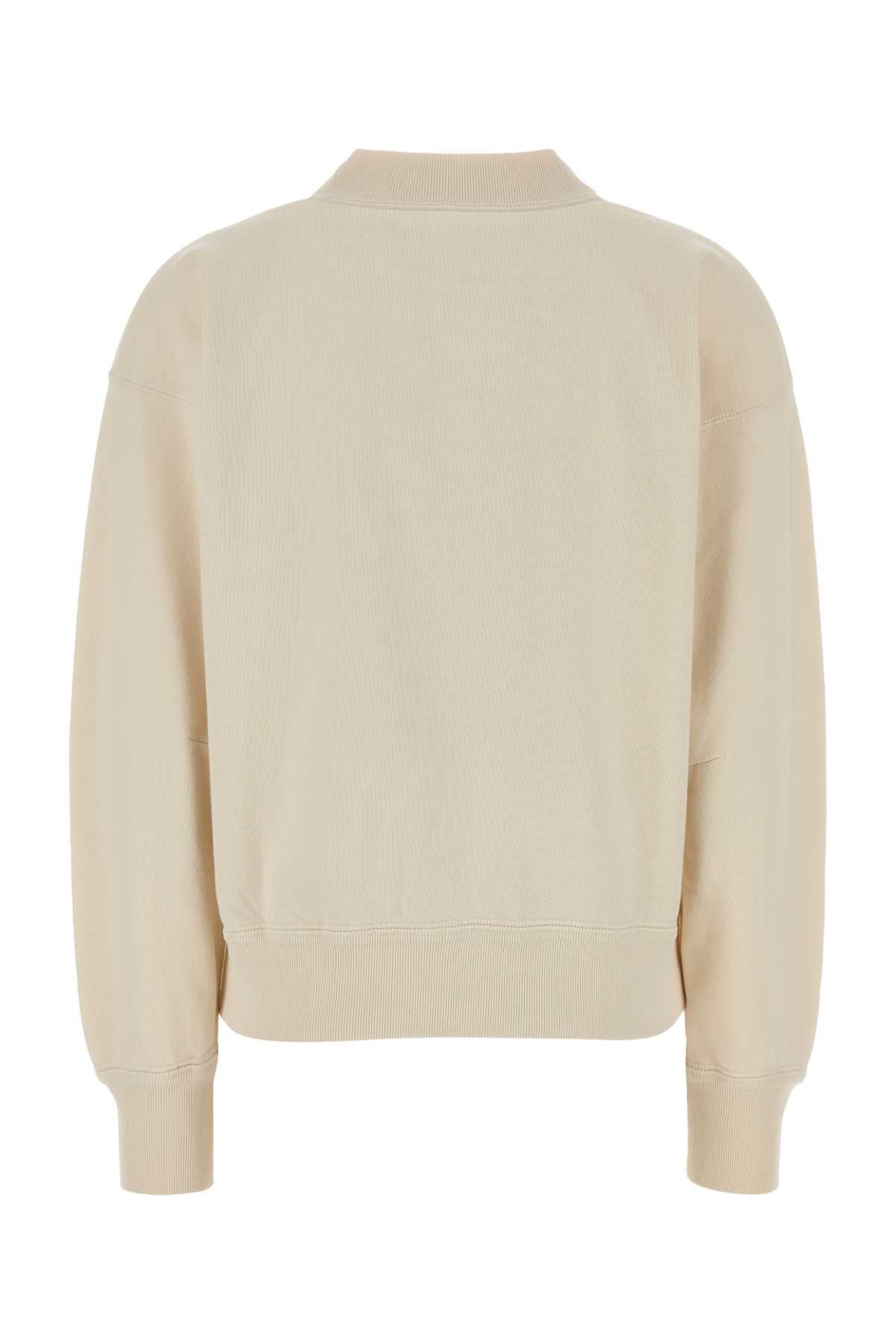 Isabel Marant Etoile Women Cream Cotton Blend Moby Sweatshirt ISABEL MARANT ETOILE