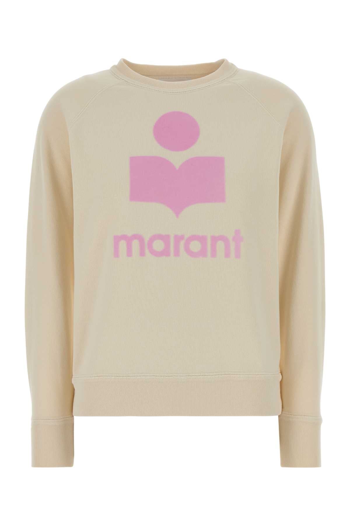 Isabel Marant Etoile Women Ivory Cotton Blend Millyny Sweatshirt ISABEL MARANT ETOILE