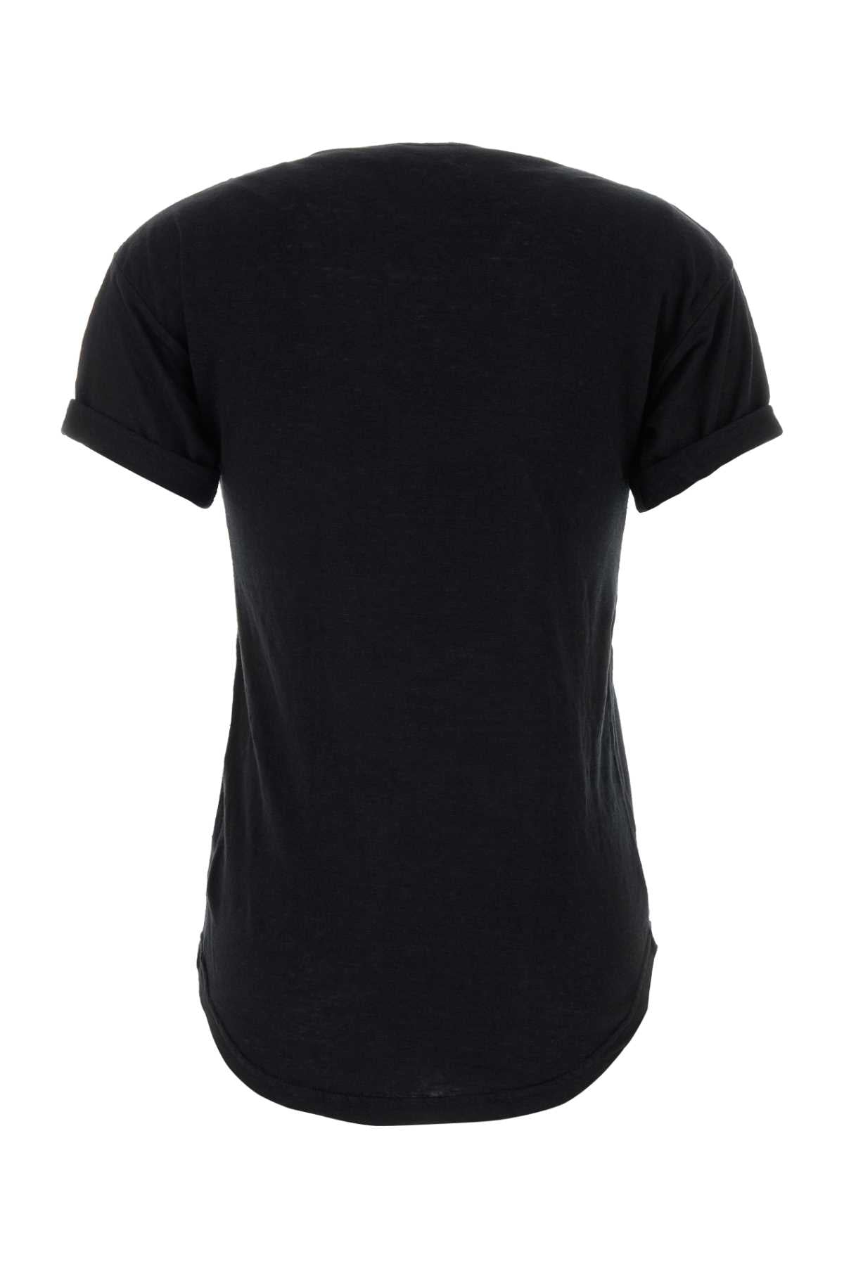Isabel Marant Etoile Women Black Linen Koldia T-Shirt ISABEL MARANT ETOILE