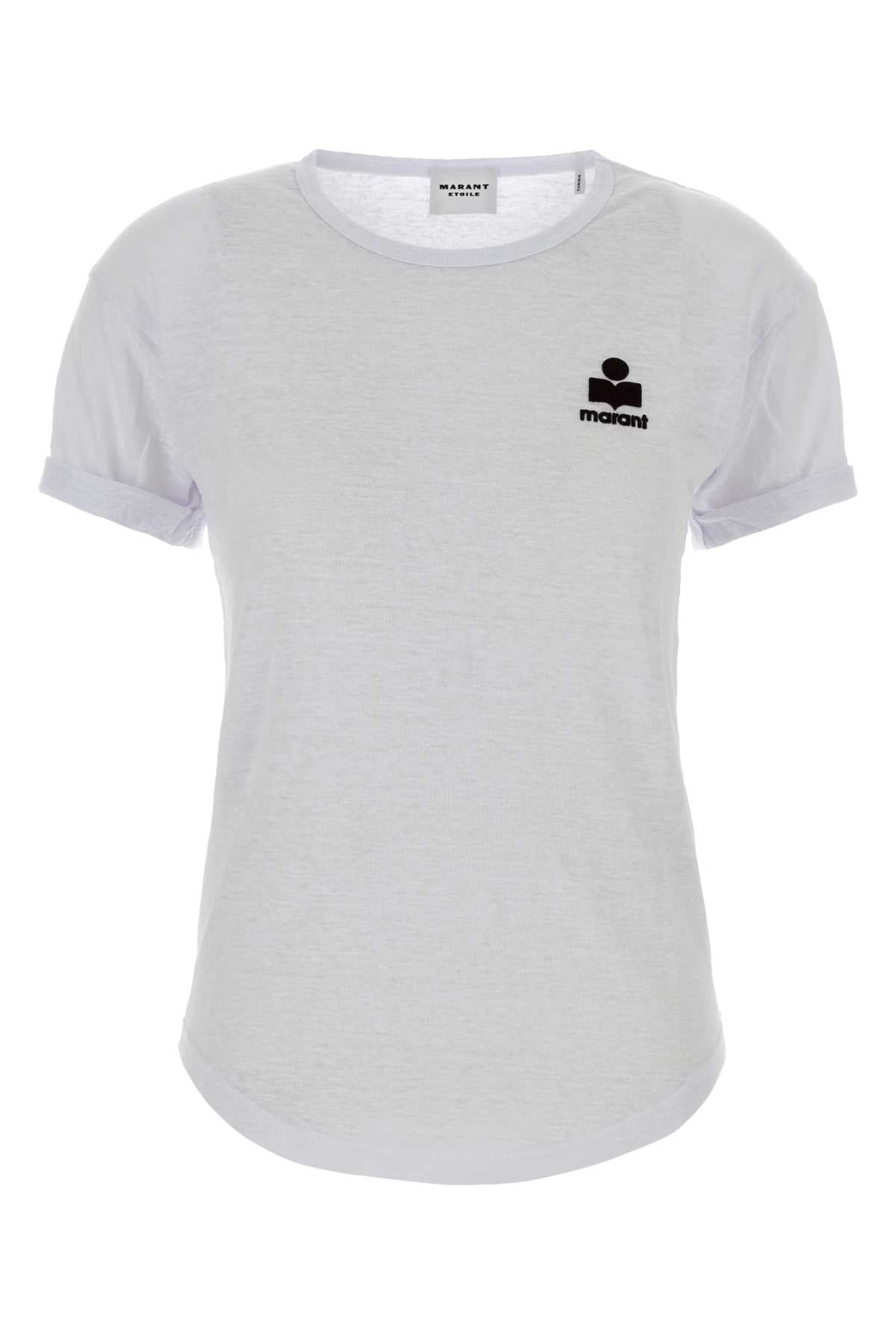 Isabel Marant Etoile Women White Linen Koldia T-Shirt ISABEL MARANT ETOILE