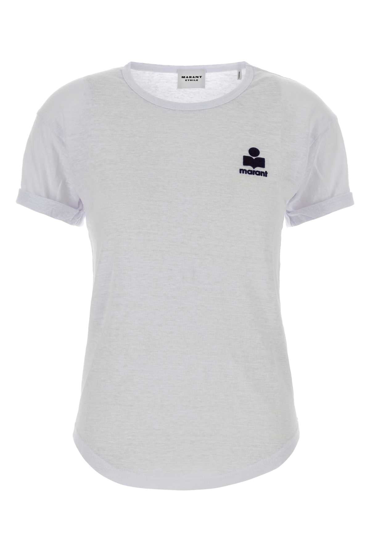 Isabel Marant Etoile Women White Linen Koldia T-Shirt ISABEL MARANT ETOILE