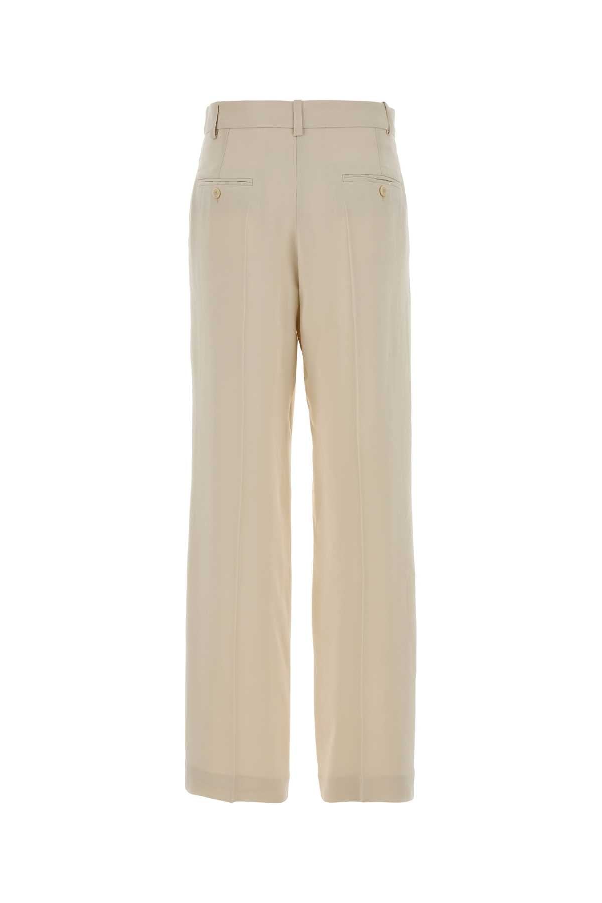 Isabel Marant Women Cream Crepe Noanda Palazzo Pant ISABEL MARANT
