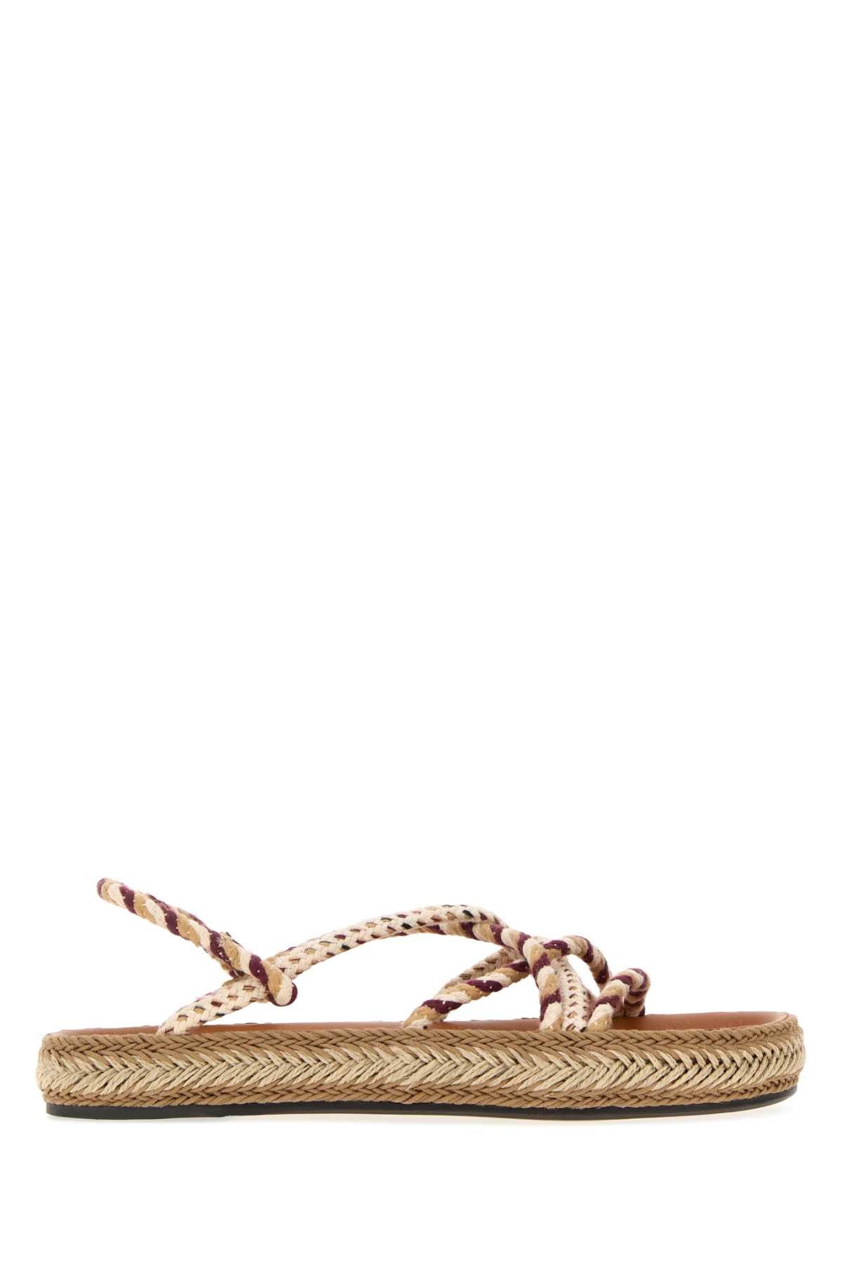 Isabel Marant Women Multicolor Fabric Kitza Sandals ISABEL MARANT