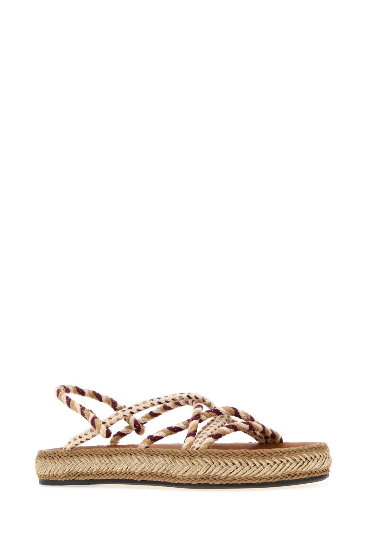 Isabel Marant Women Multicolor Fabric Kitza Sandals ISABEL MARANT