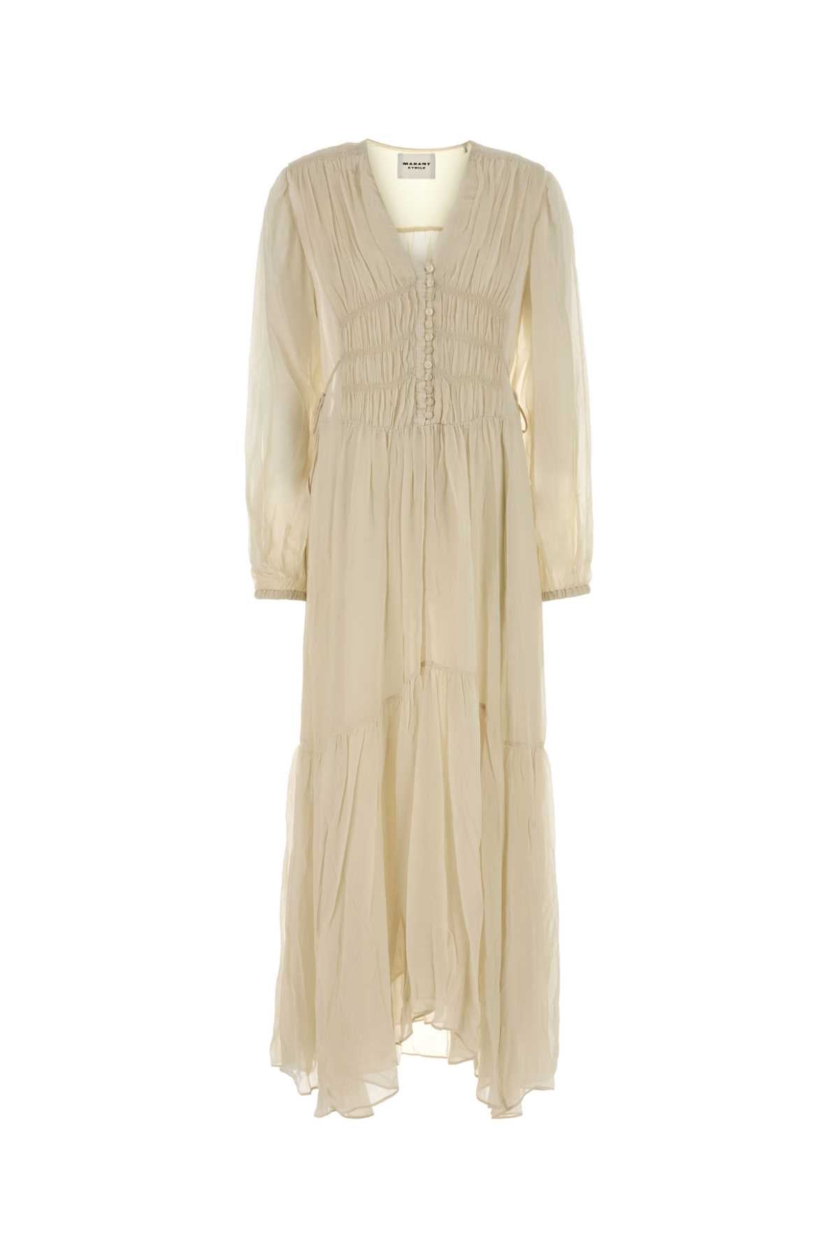 Isabel Marant Etoile Women Cream Muslin Briane Dress ISABEL MARANT ETOILE