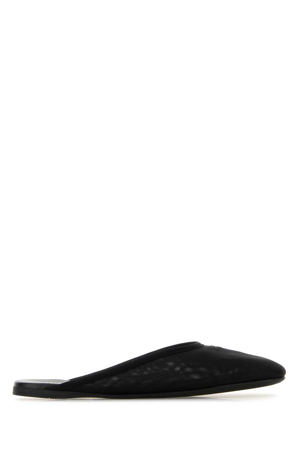 Miu Miu Women Black Mesh Slippers MIU MIU