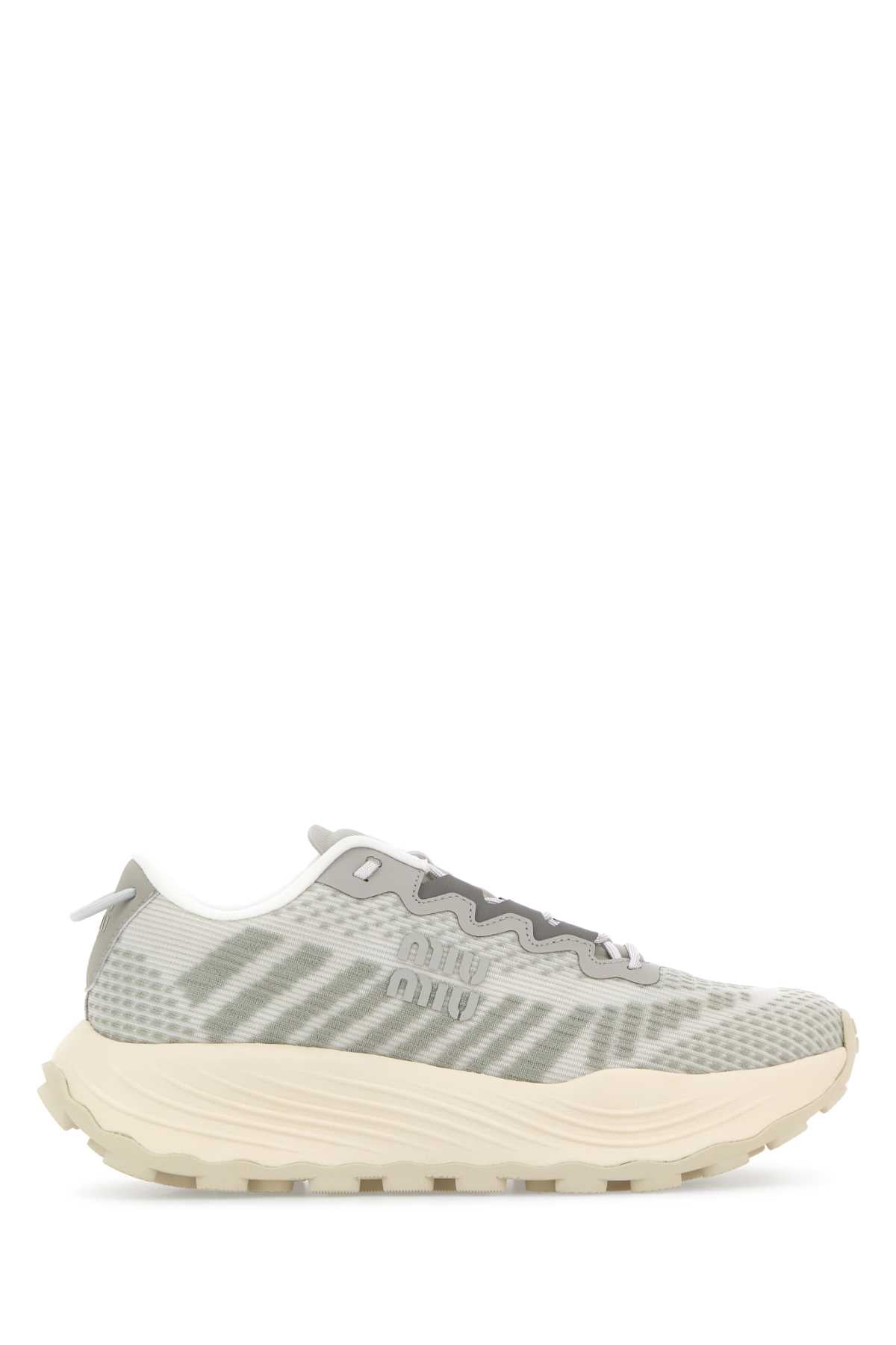 Miu Miu Women Two-Tone Fabric Sneakers MIU MIU
