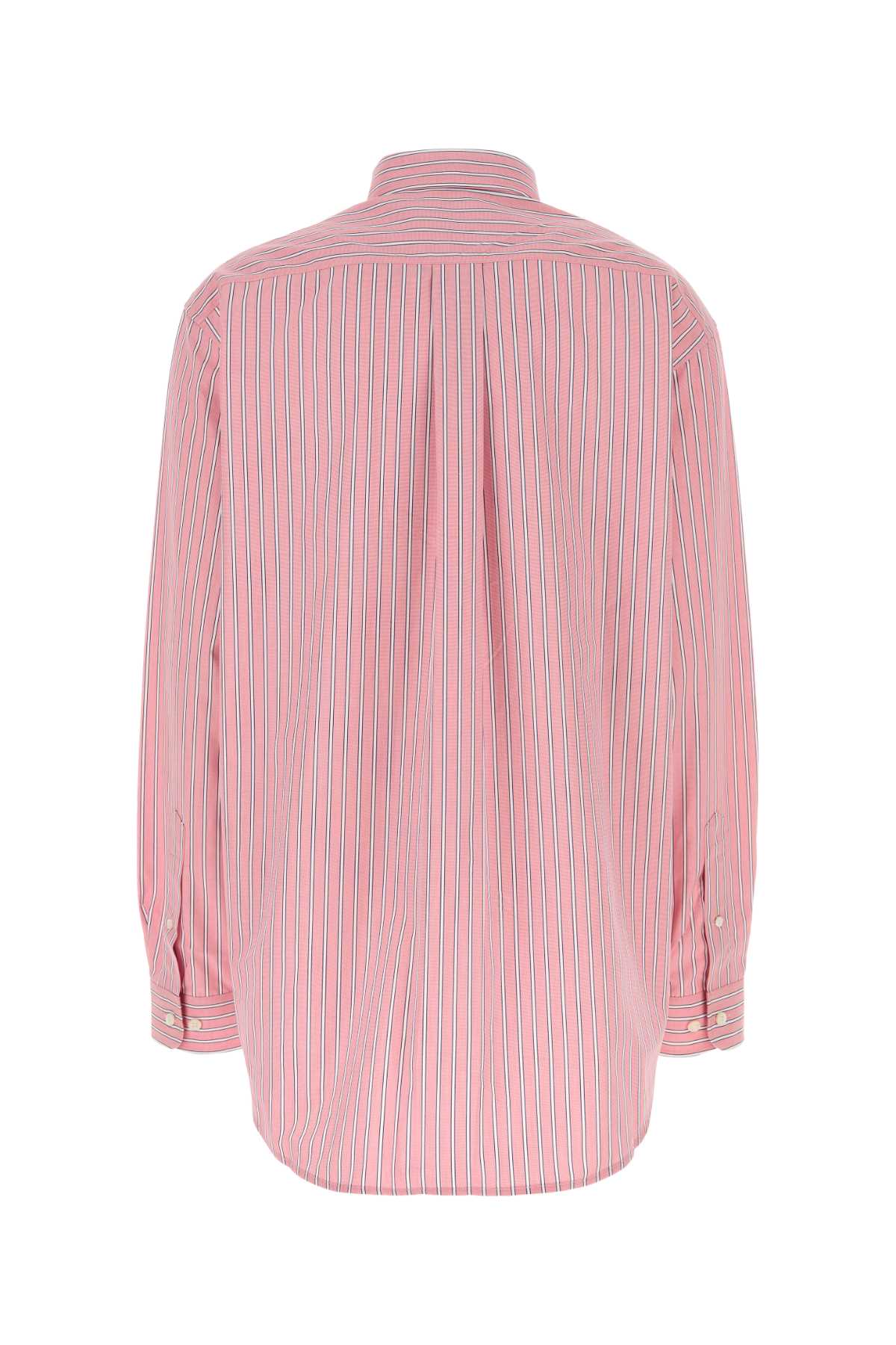 Miu Miu Women Embroidered Poplin Oversize Shirt MIU MIU