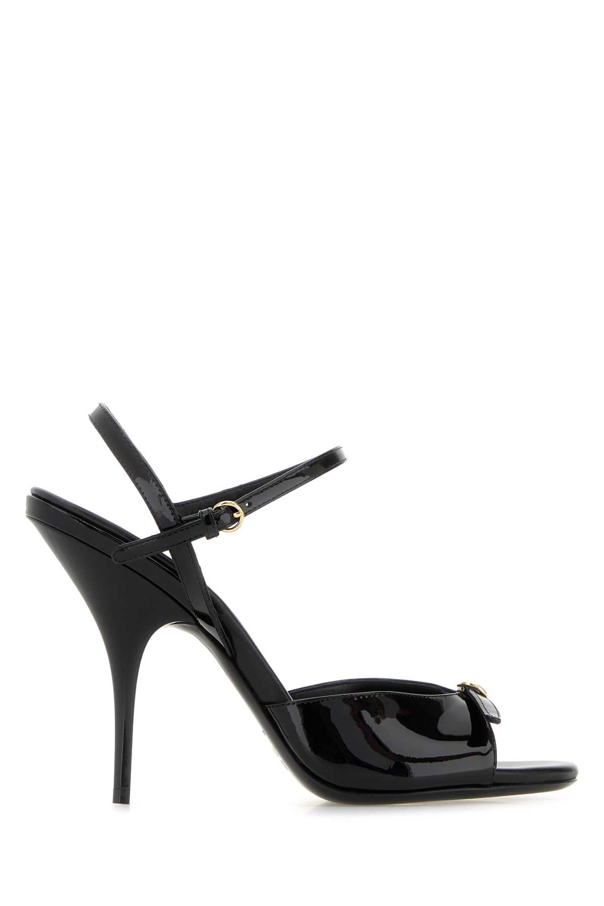 Miu Miu Women Black Leather Sandals MIU MIU