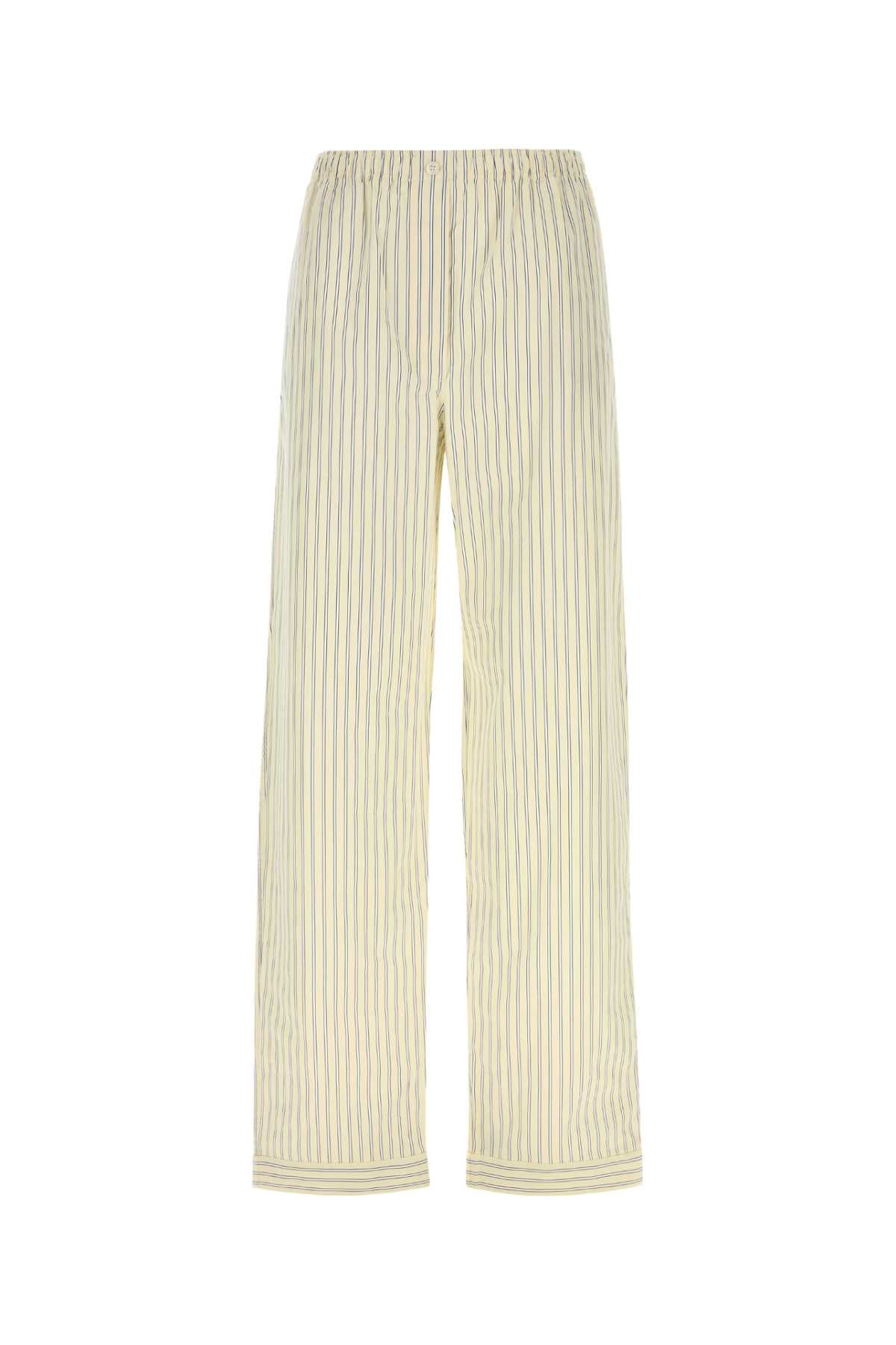 Miu Miu Women Embroidered Poplin Pyjamas Pant MIU MIU