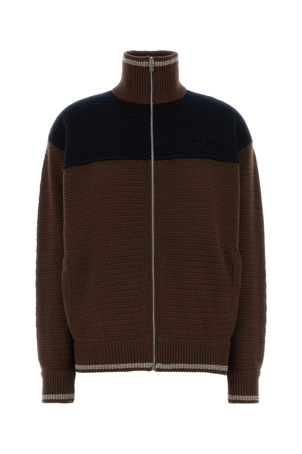 Miu Miu Women Brown Cashmere Cardigan MIU MIU
