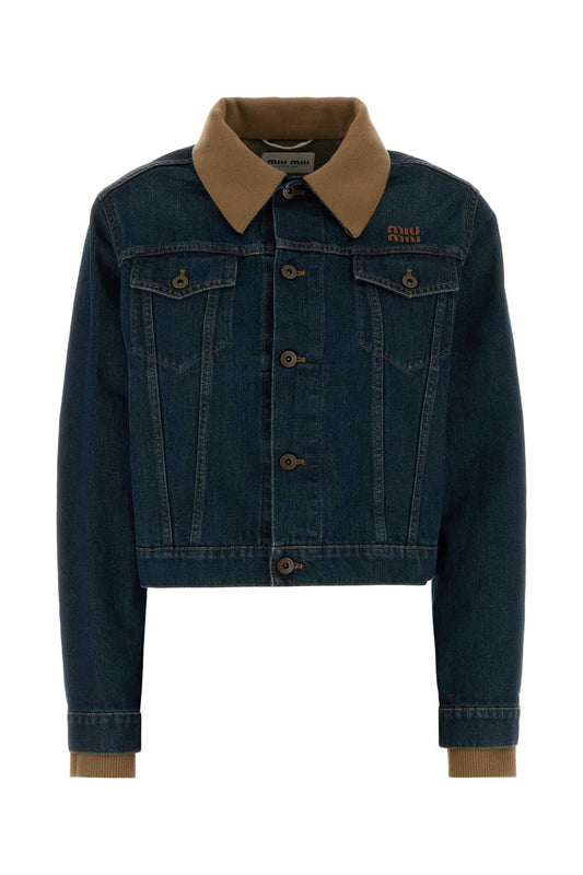 Miu Miu Women Denim Jacket MIU MIU