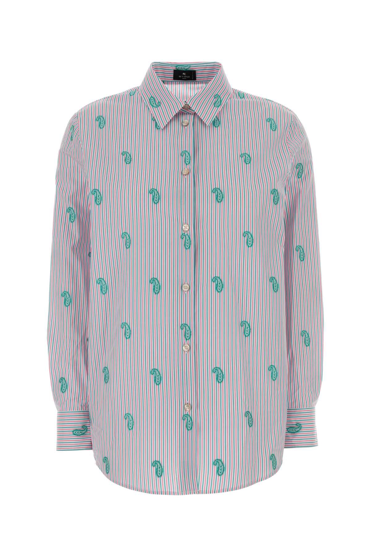 Etro Women Embroidered Poplin Shirt ETRO