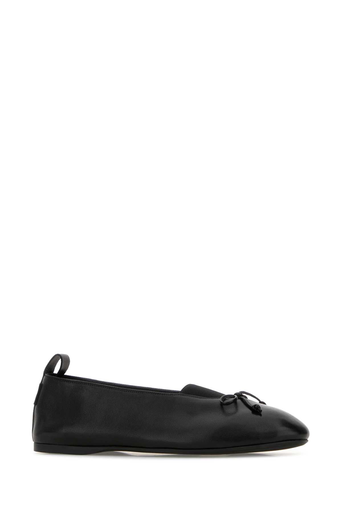 Miu Miu Women Black Nappa Ballerinas MIU MIU