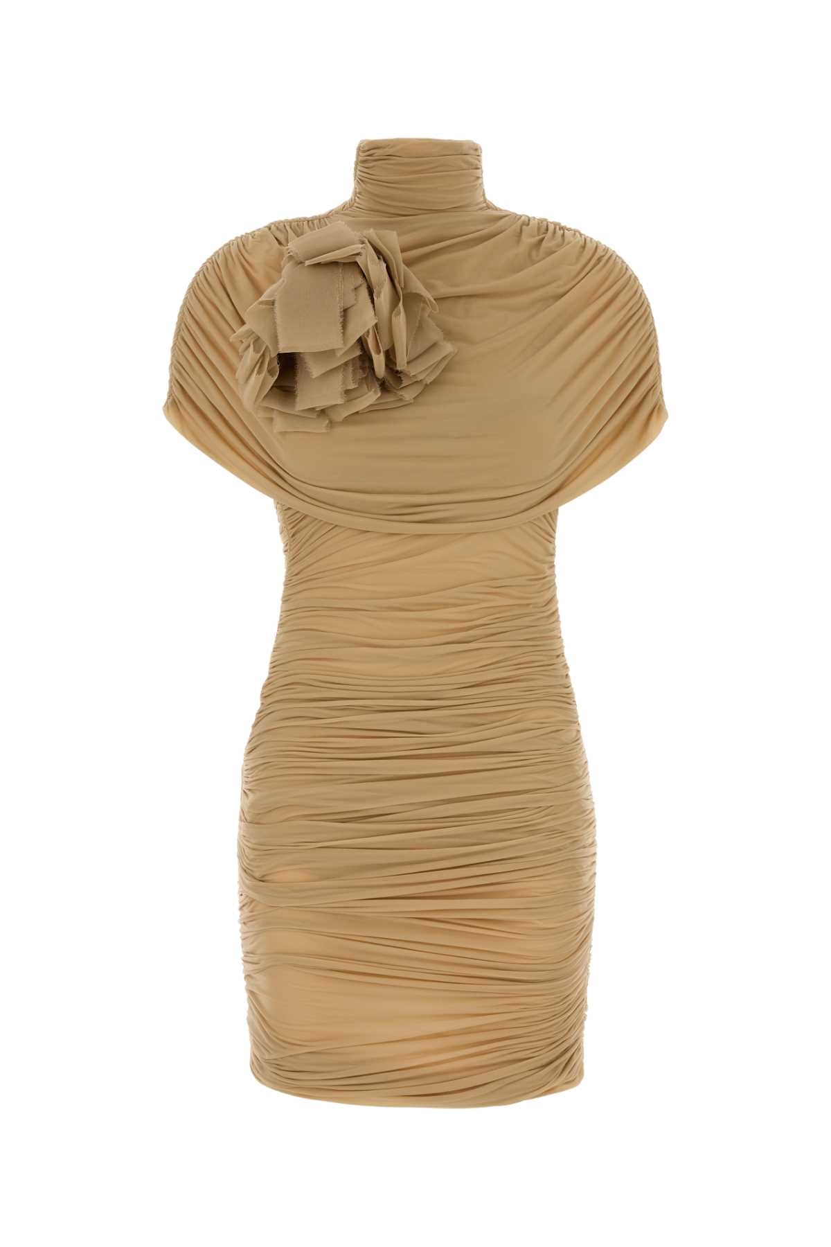 Magda Butrym Women Beige Jersey Dress MAGDA BUTRYM