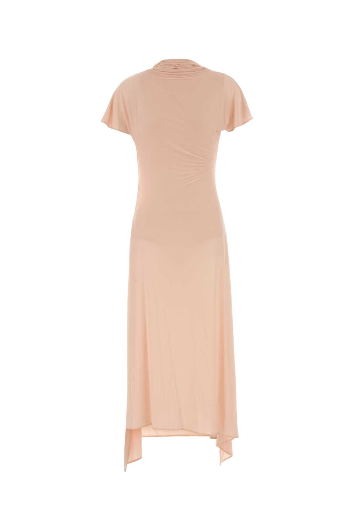 Magda Butrym Women Pastel Pink Stretch Crepe Dress MAGDA BUTRYM