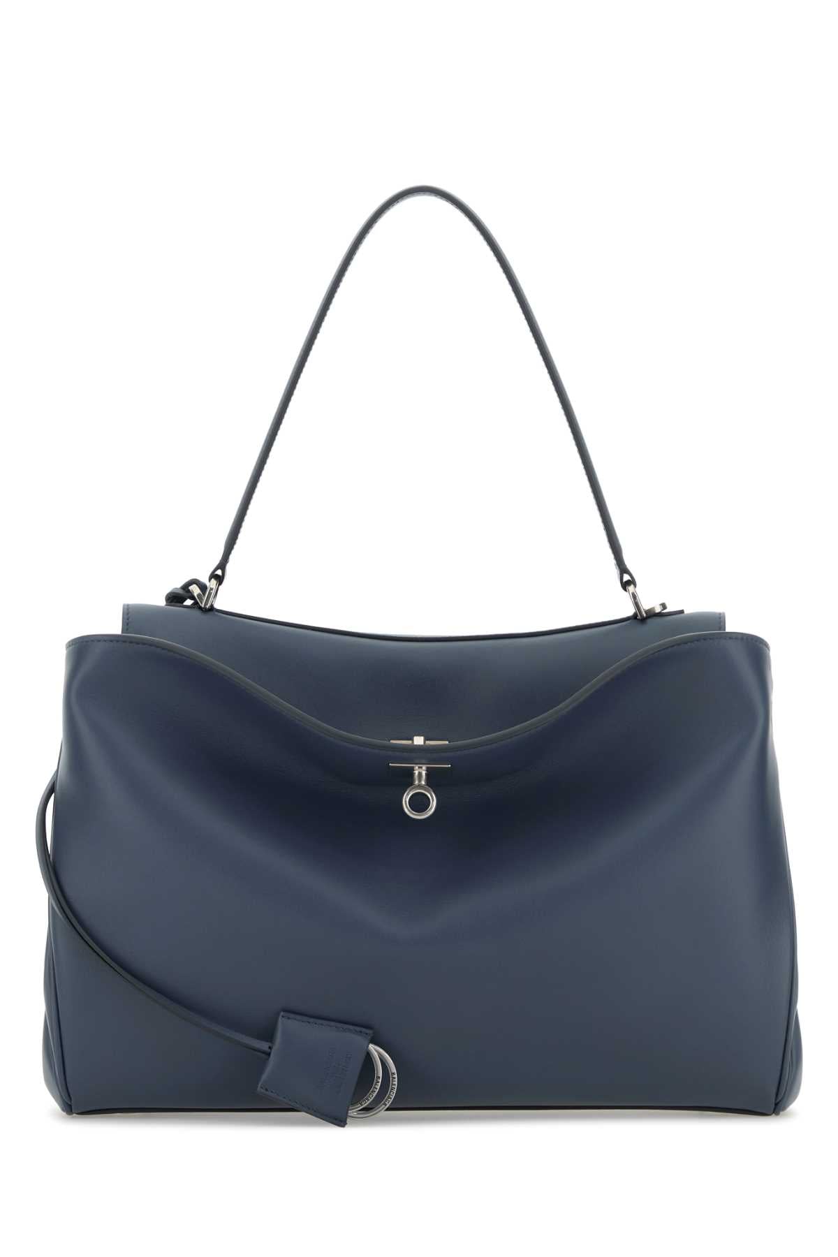 Balenciaga Women Air Force Blue Leather Medium Rodeo Handbag BALENCIAGA