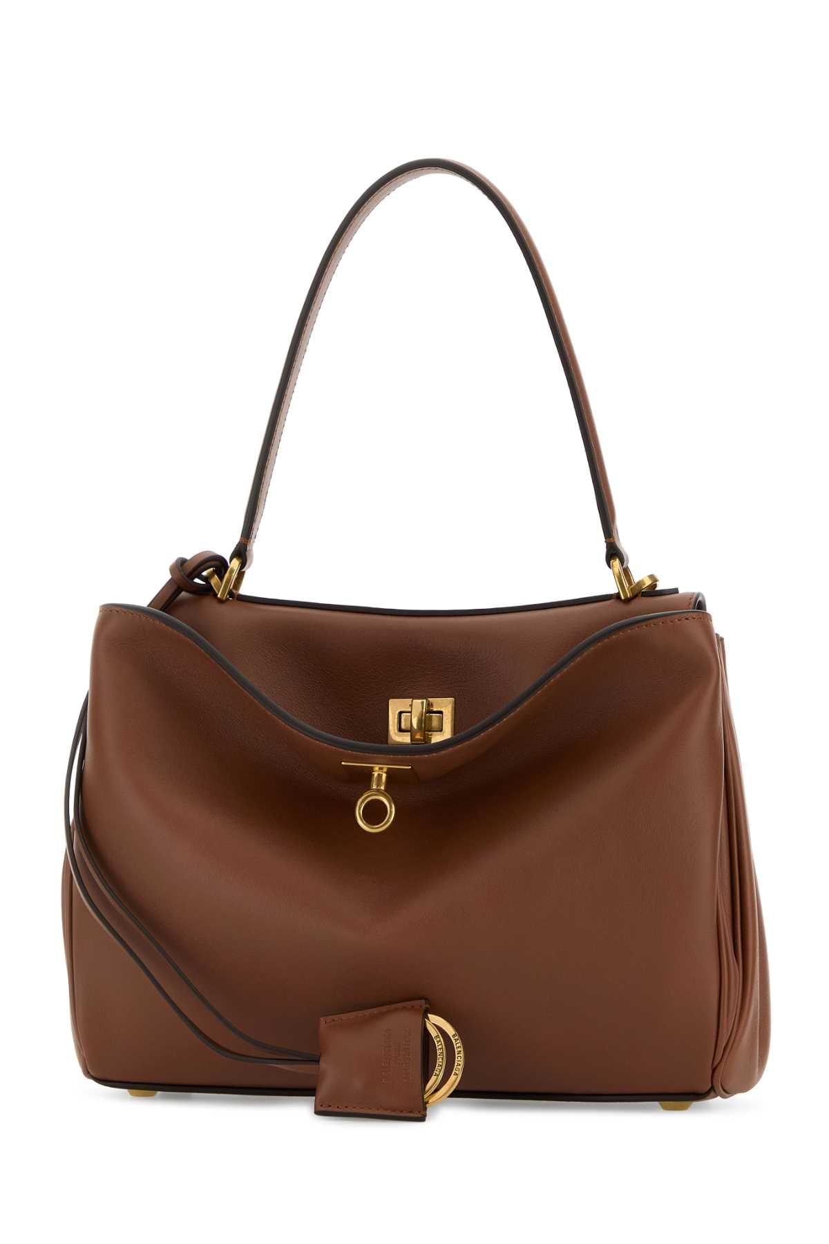 Balenciaga Women Carmel Leather Small Rodeo Handbag BALENCIAGA