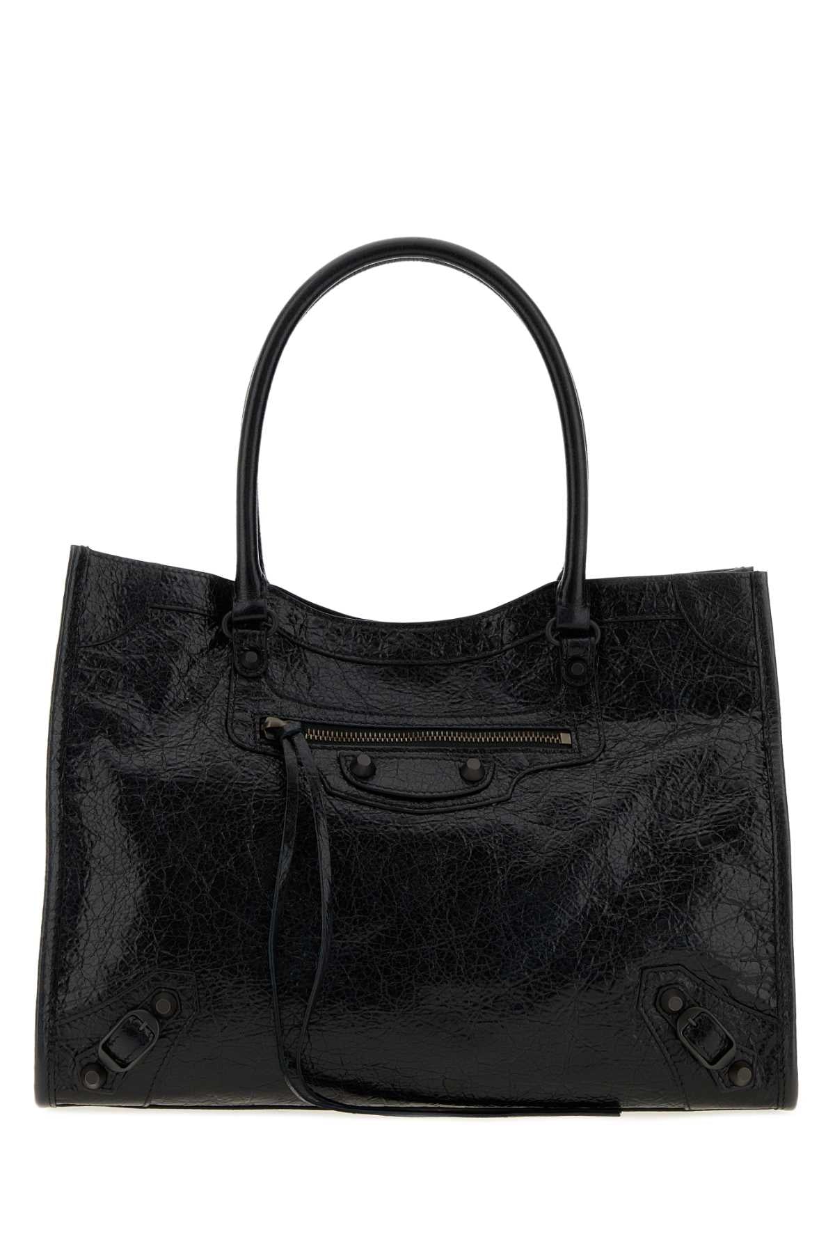 Balenciaga Women Black Leather Small Le City Handbag BALENCIAGA