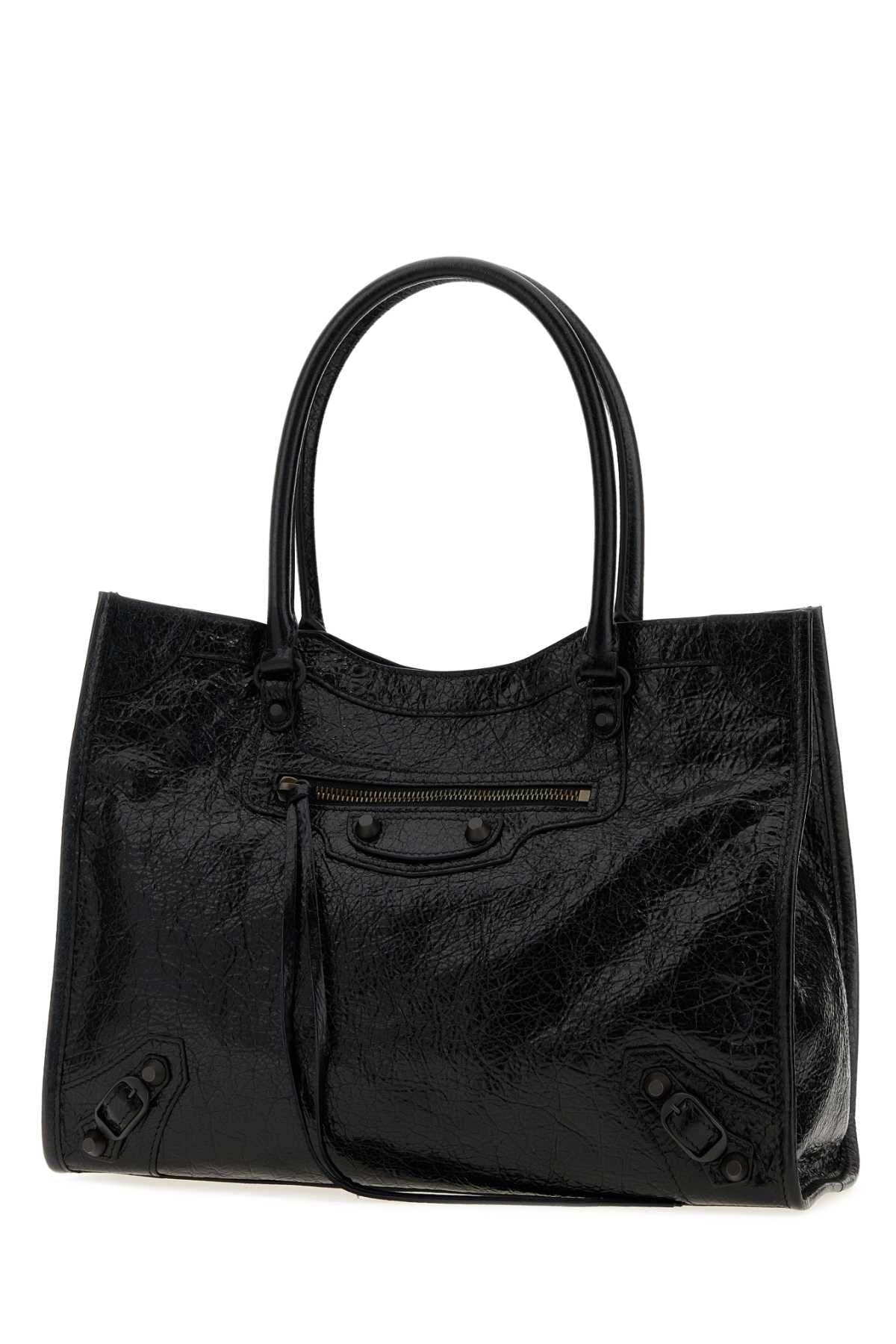 Balenciaga Women Black Leather Small Le City Handbag BALENCIAGA