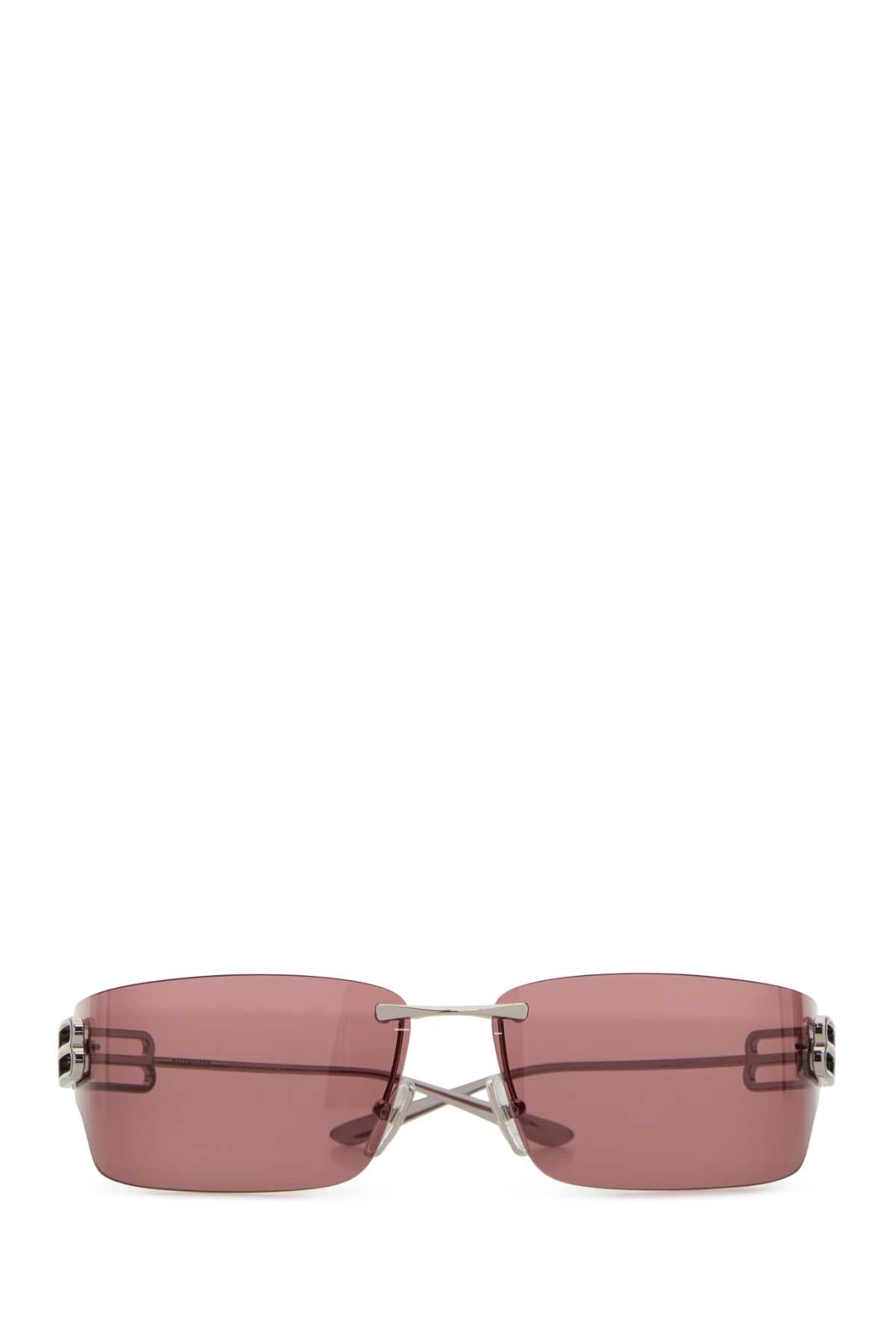 Balenciaga Women Silver Metal Gossip Sunglasses BALENCIAGA
