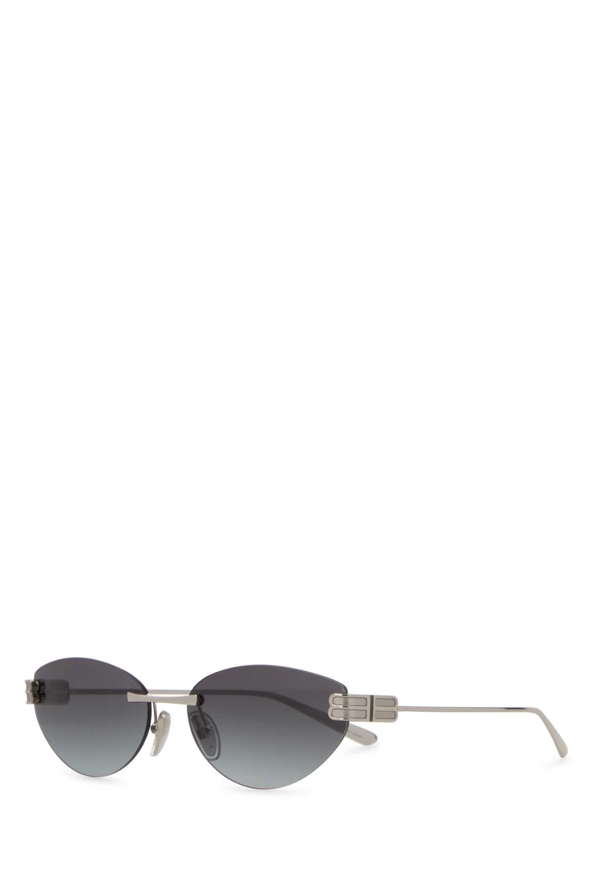 Balenciaga Women Silver Metal Gossip Sunglasses BALENCIAGA