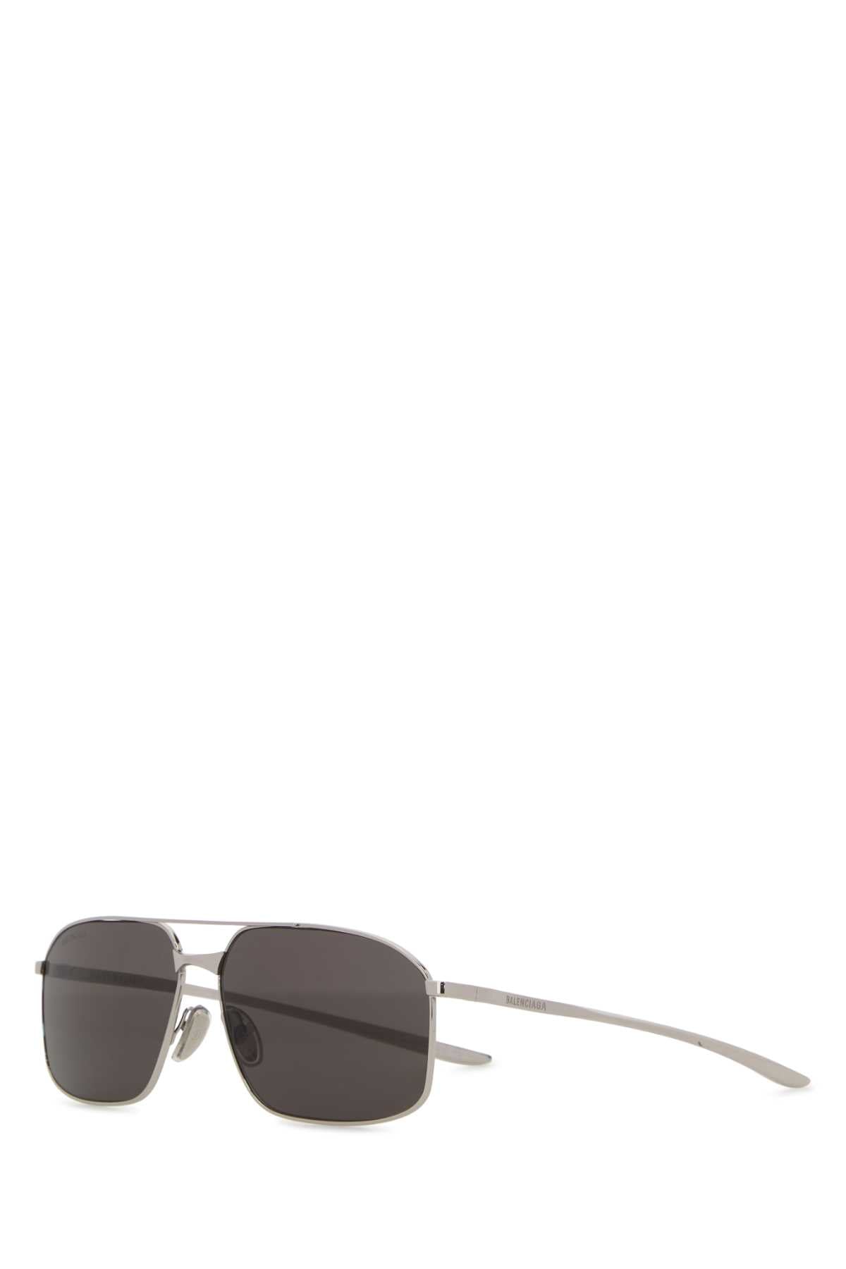Balenciaga Women Silver Metal Monday Sunglasses BALENCIAGA