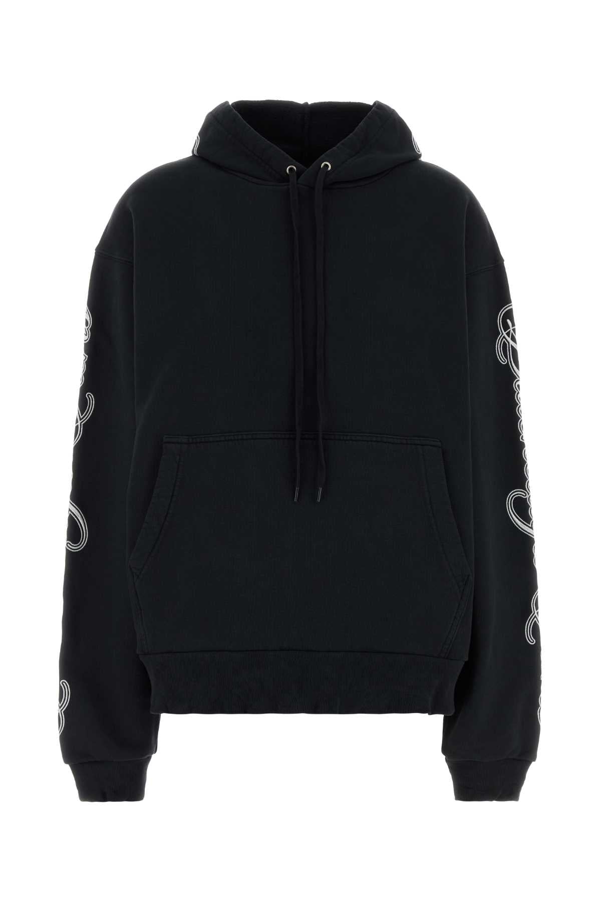 Balenciaga Women Slate Cotton Oversize Sweatshirt BALENCIAGA