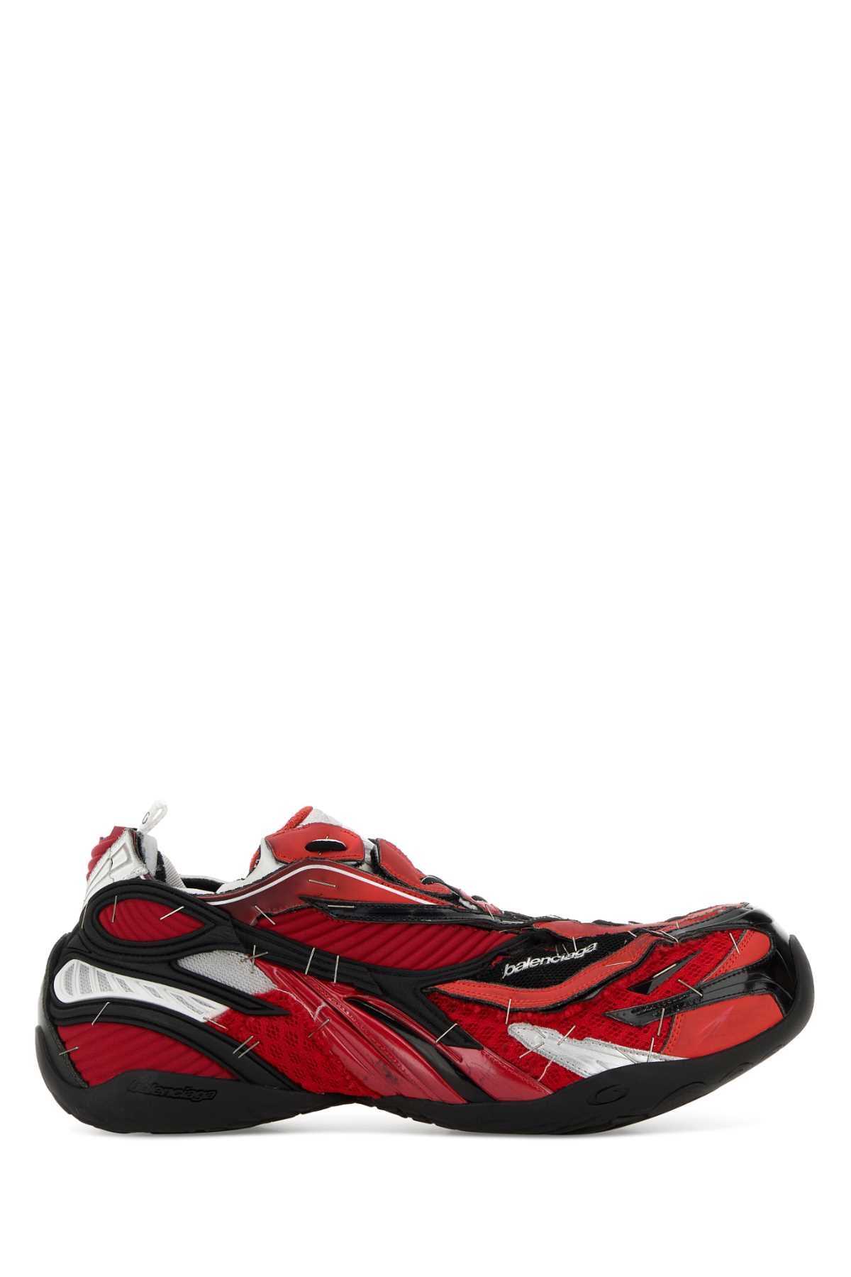 Balenciaga Men Two-Tone Fabric Soleless Sneakers BALENCIAGA