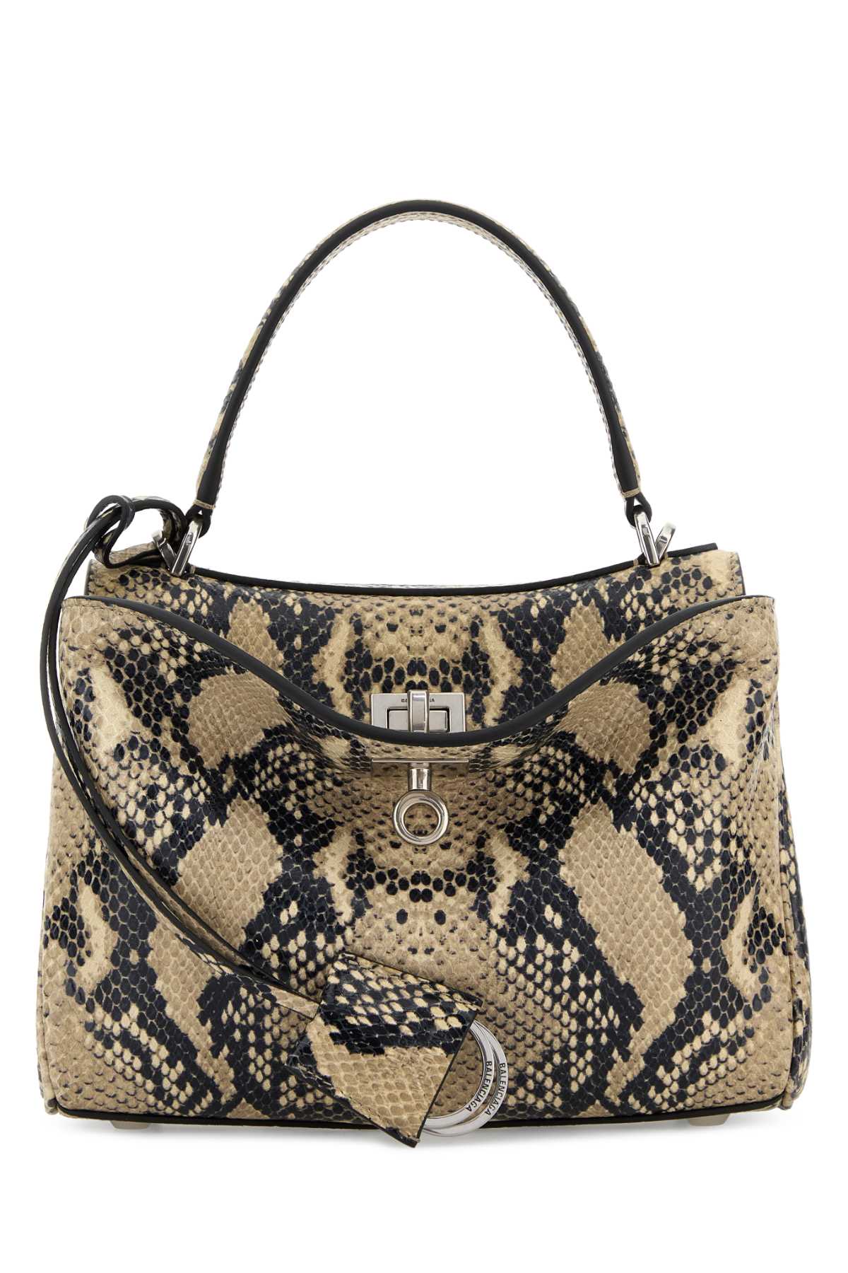 Balenciaga Women Printed Leather Mini Rodeo Handbag BALENCIAGA