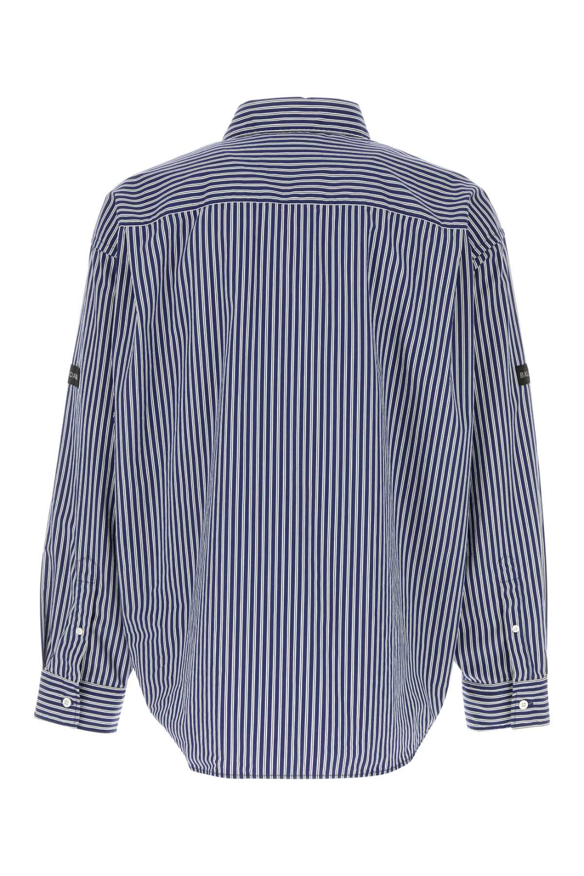 Balenciaga Men Embroidered Poplin Shirt BALENCIAGA
