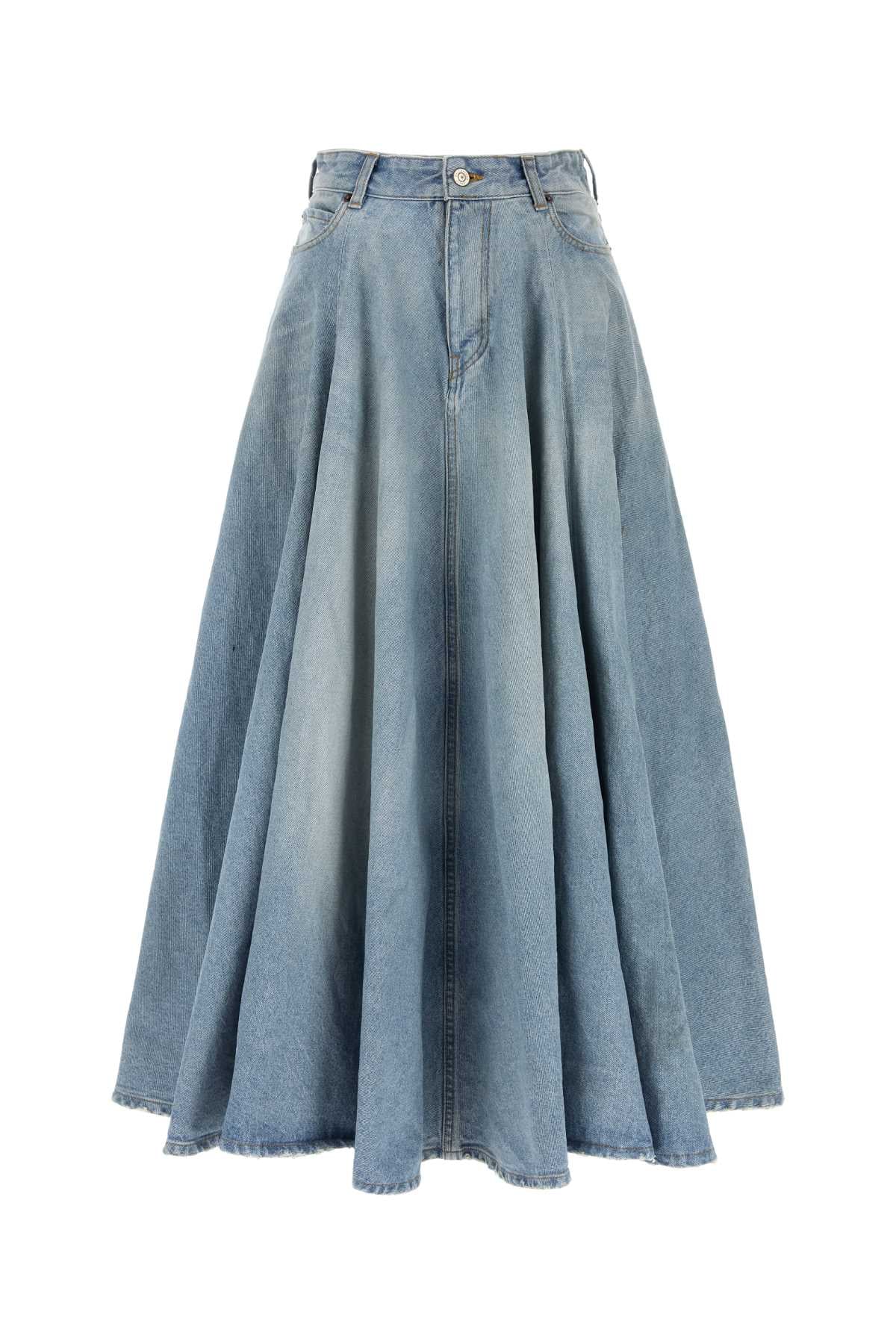 Balenciaga Women Denim Skirt BALENCIAGA