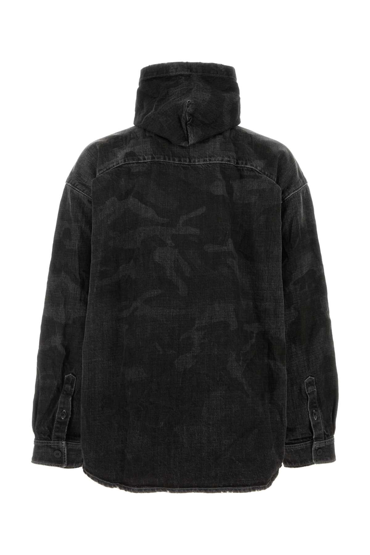 Balenciaga Men Black Denim Jacket BALENCIAGA