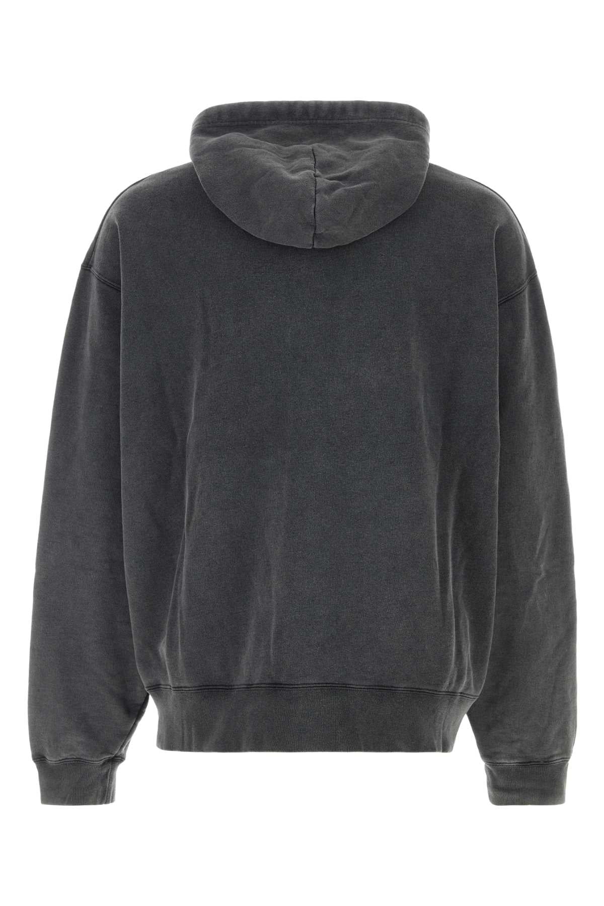 Balenciaga Men Dark Grey Cotton Oversize Sweatshirt BALENCIAGA