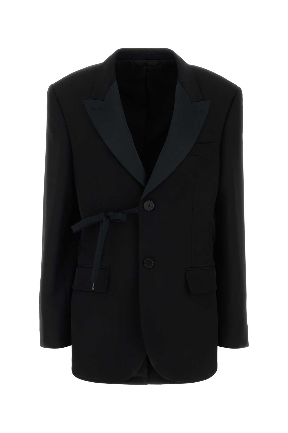 Balenciaga Women Black Wool Blazer BALENCIAGA