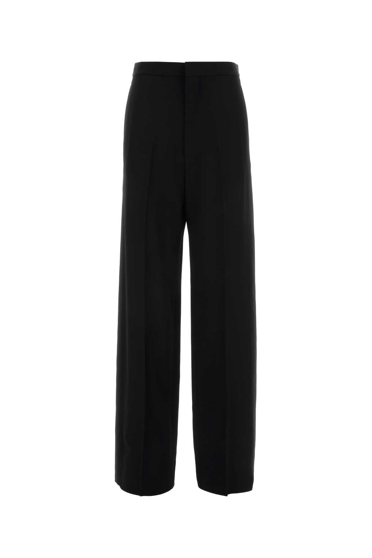 Balenciaga Women Black Wool Palazzo Pant BALENCIAGA