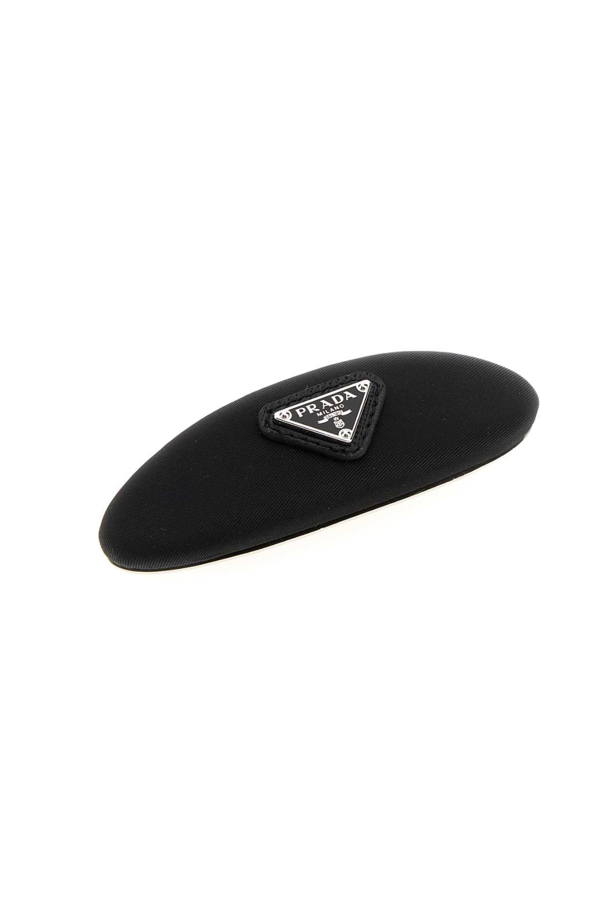 Prada Women Black Fabric Hair Clip PRADA