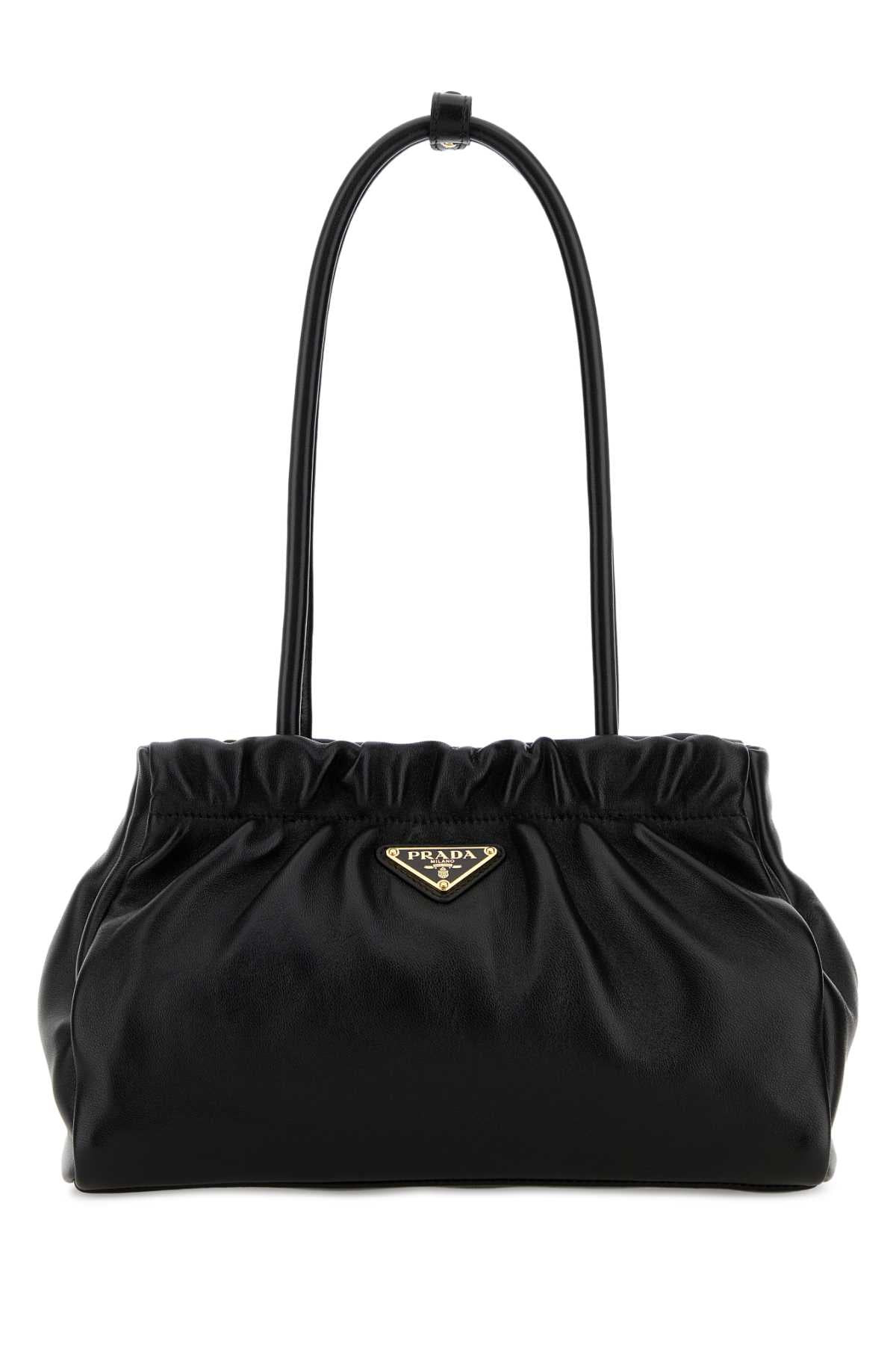 Prada Women Black Nappa Leather Shoulder Bag PRADA