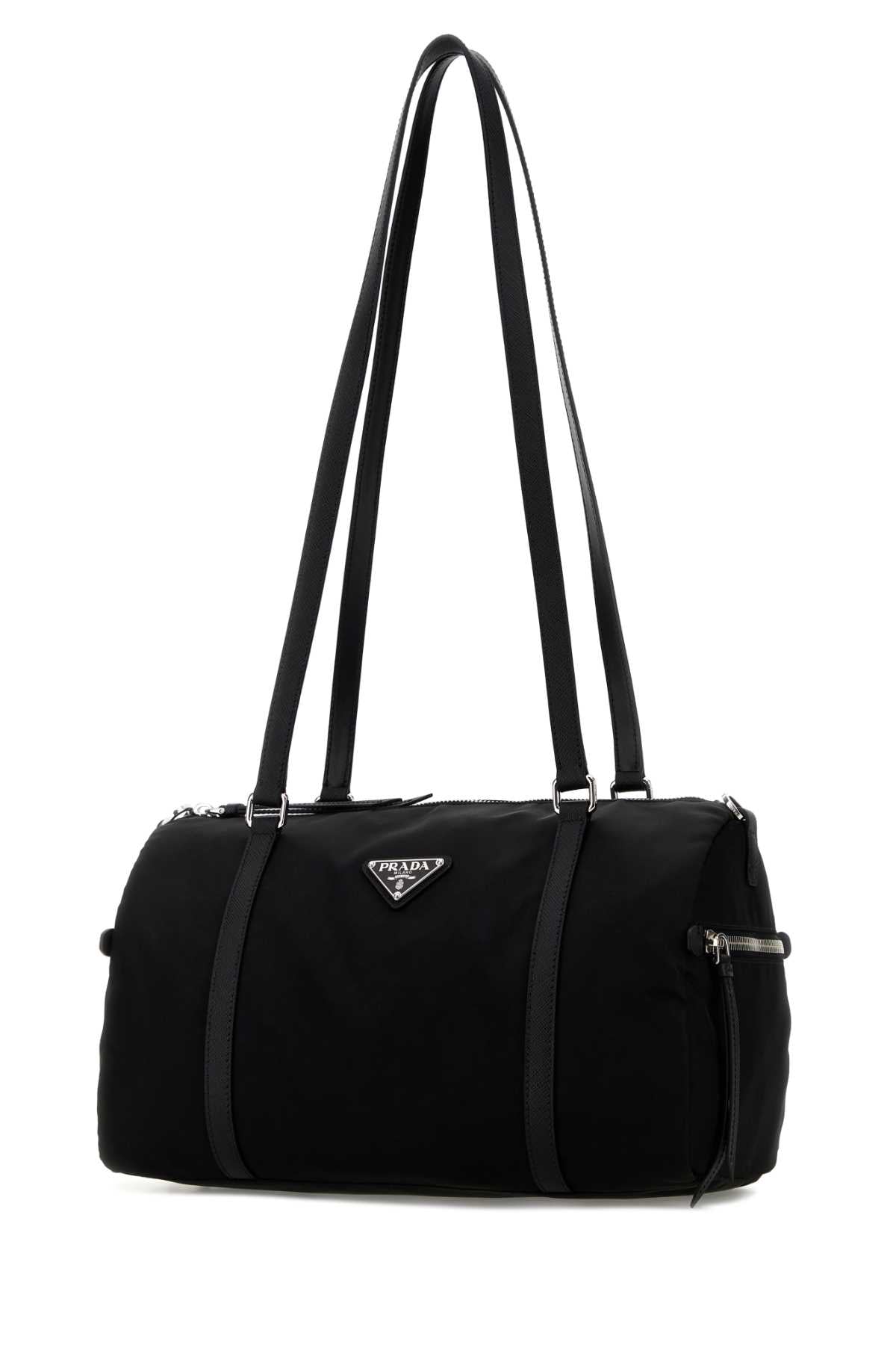 Prada Women Black Re-Nylon Large Shoulder Bag PRADA